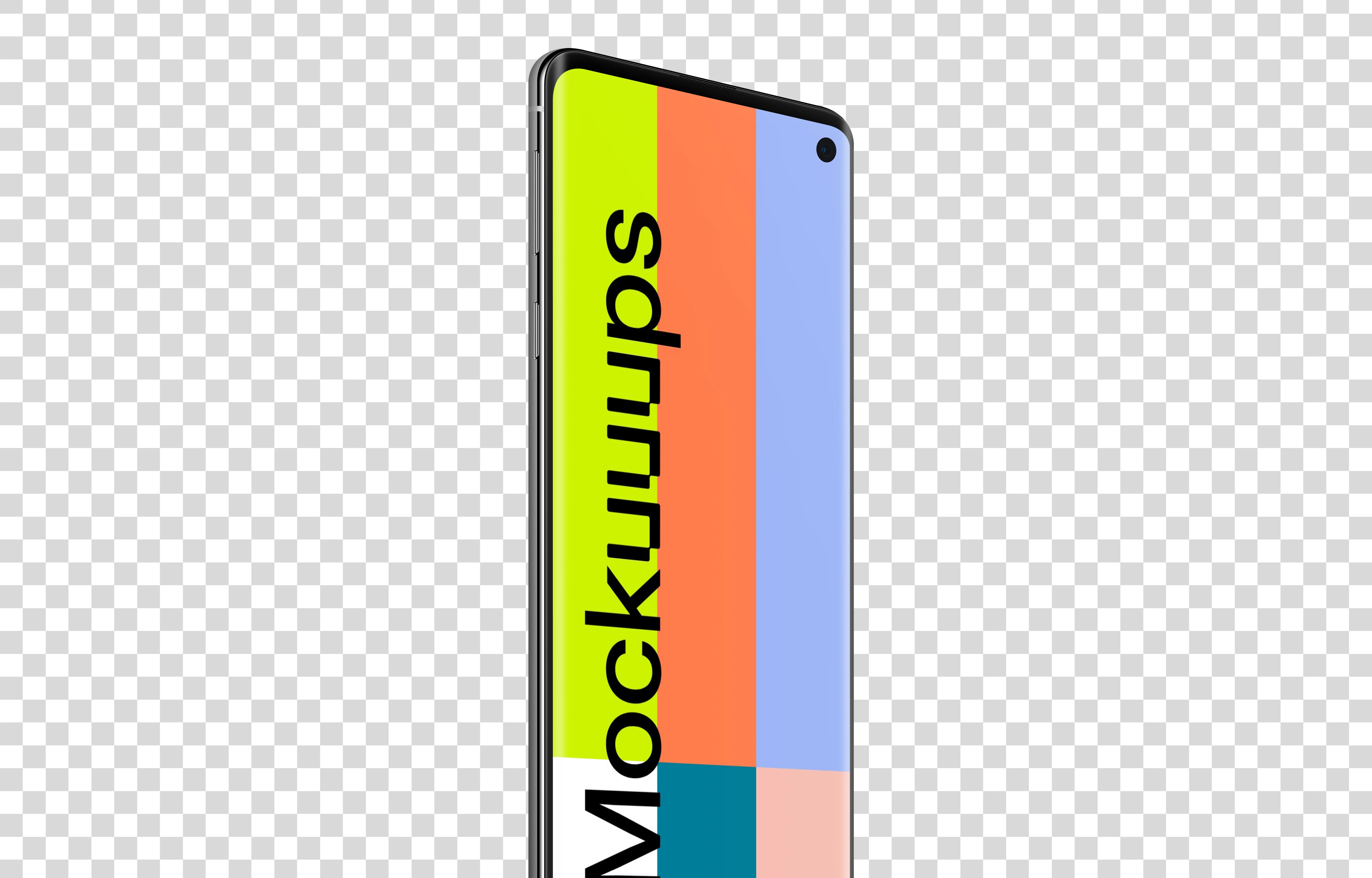 Samsung Galaxy S10 Mockup Stand (Left)