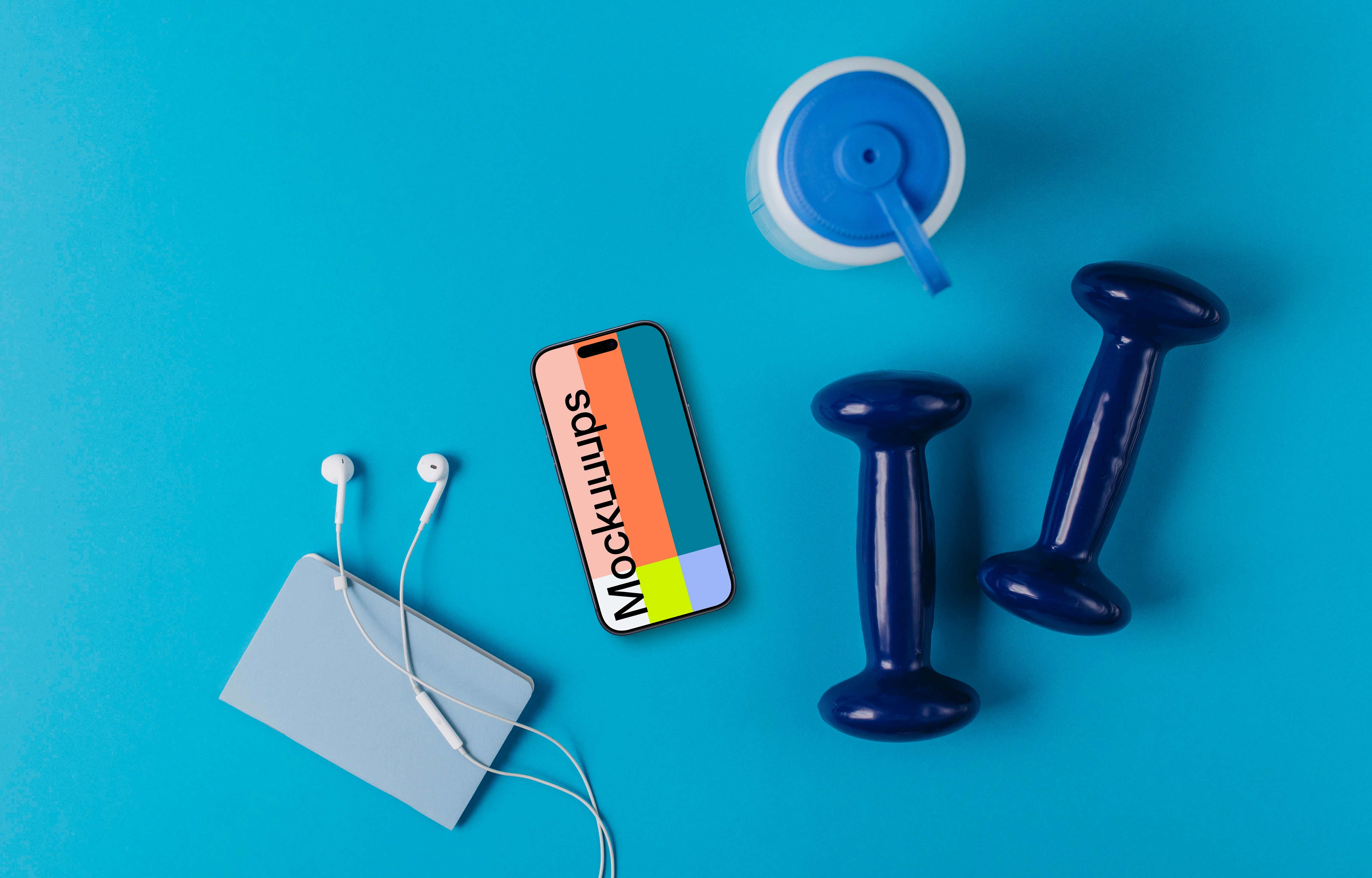 Gym related iPhone mockup