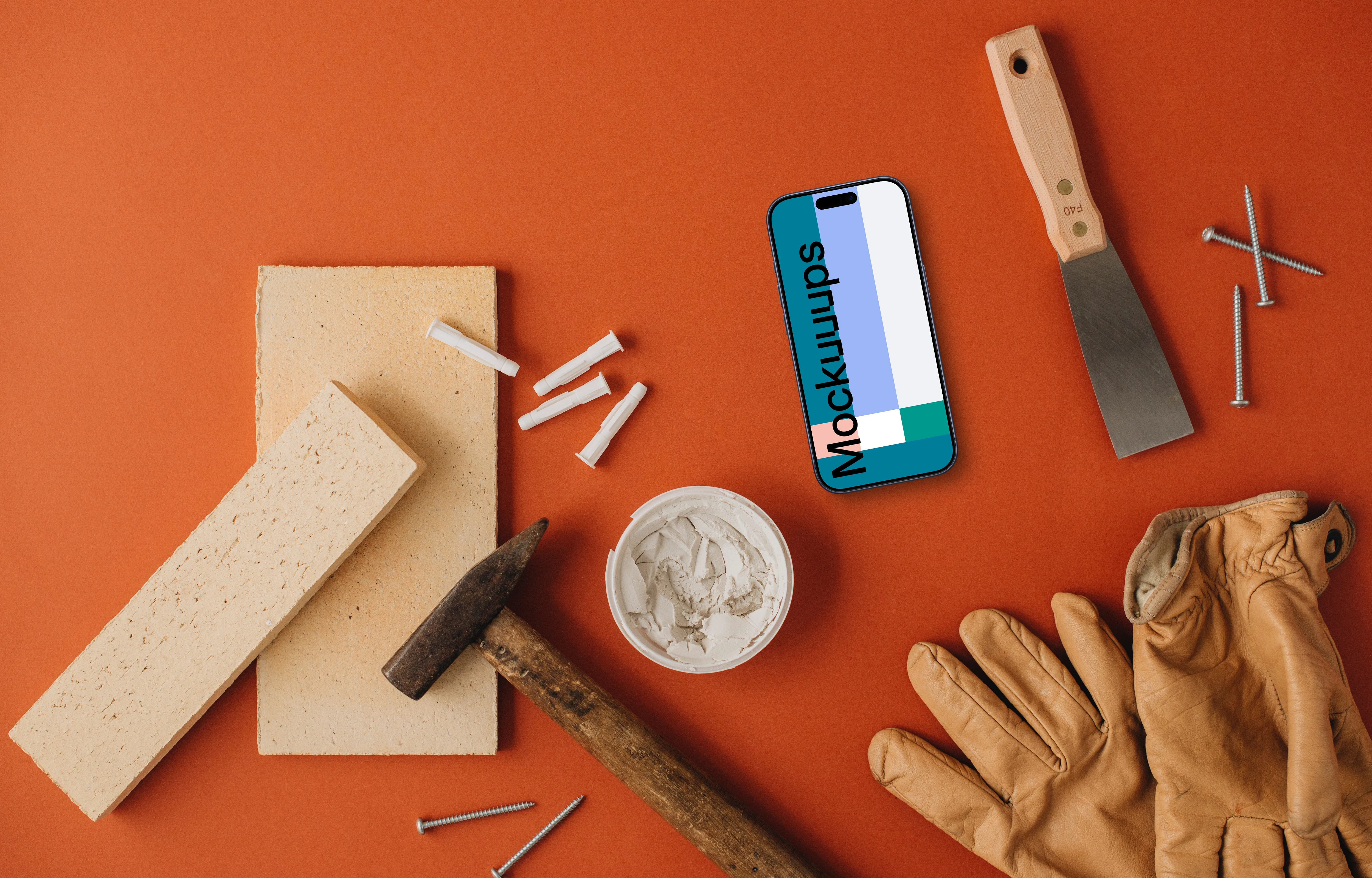 Workshop essential tools and a phone