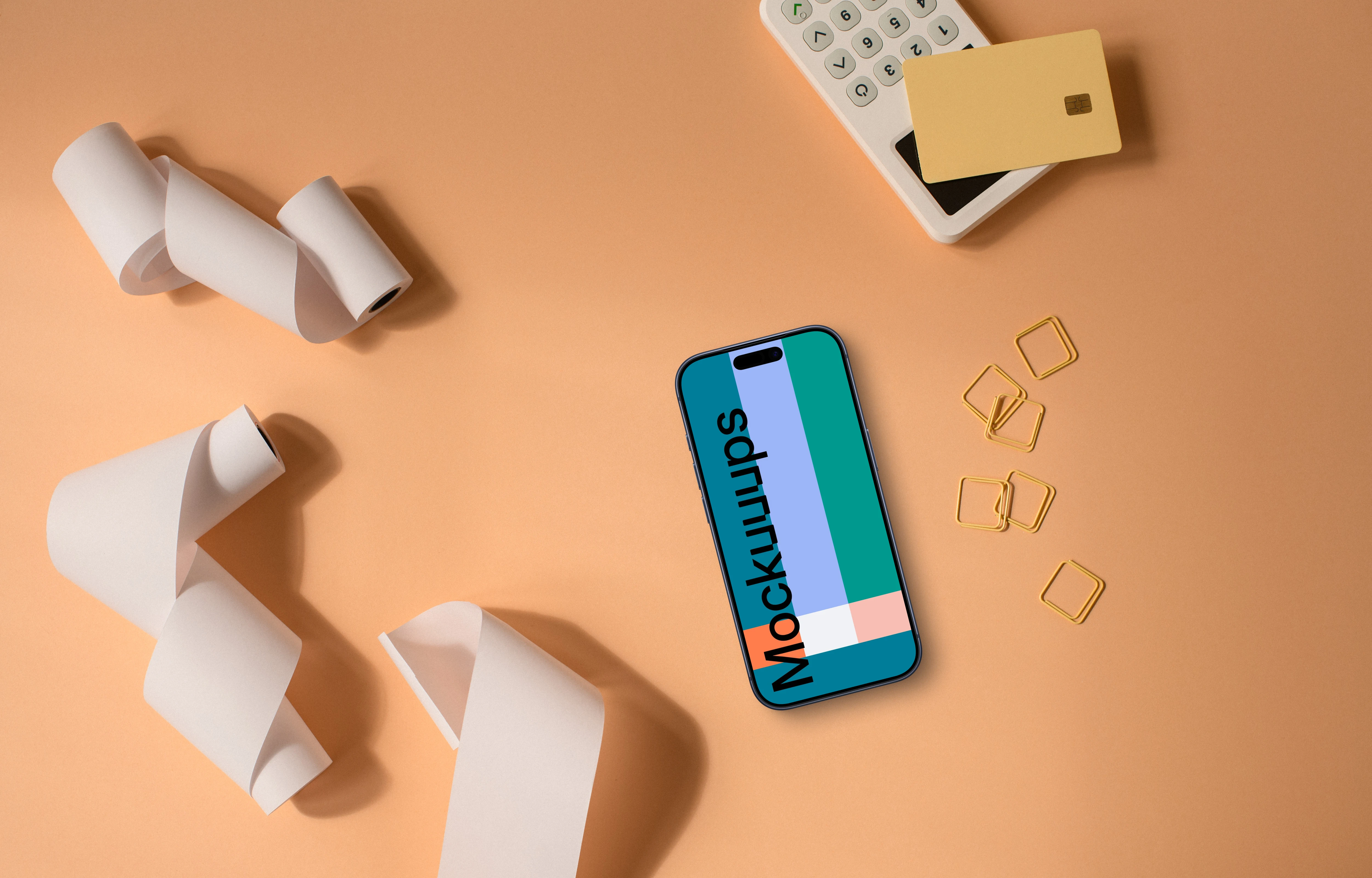 Contactless shopping convenience with an iPhone mockup