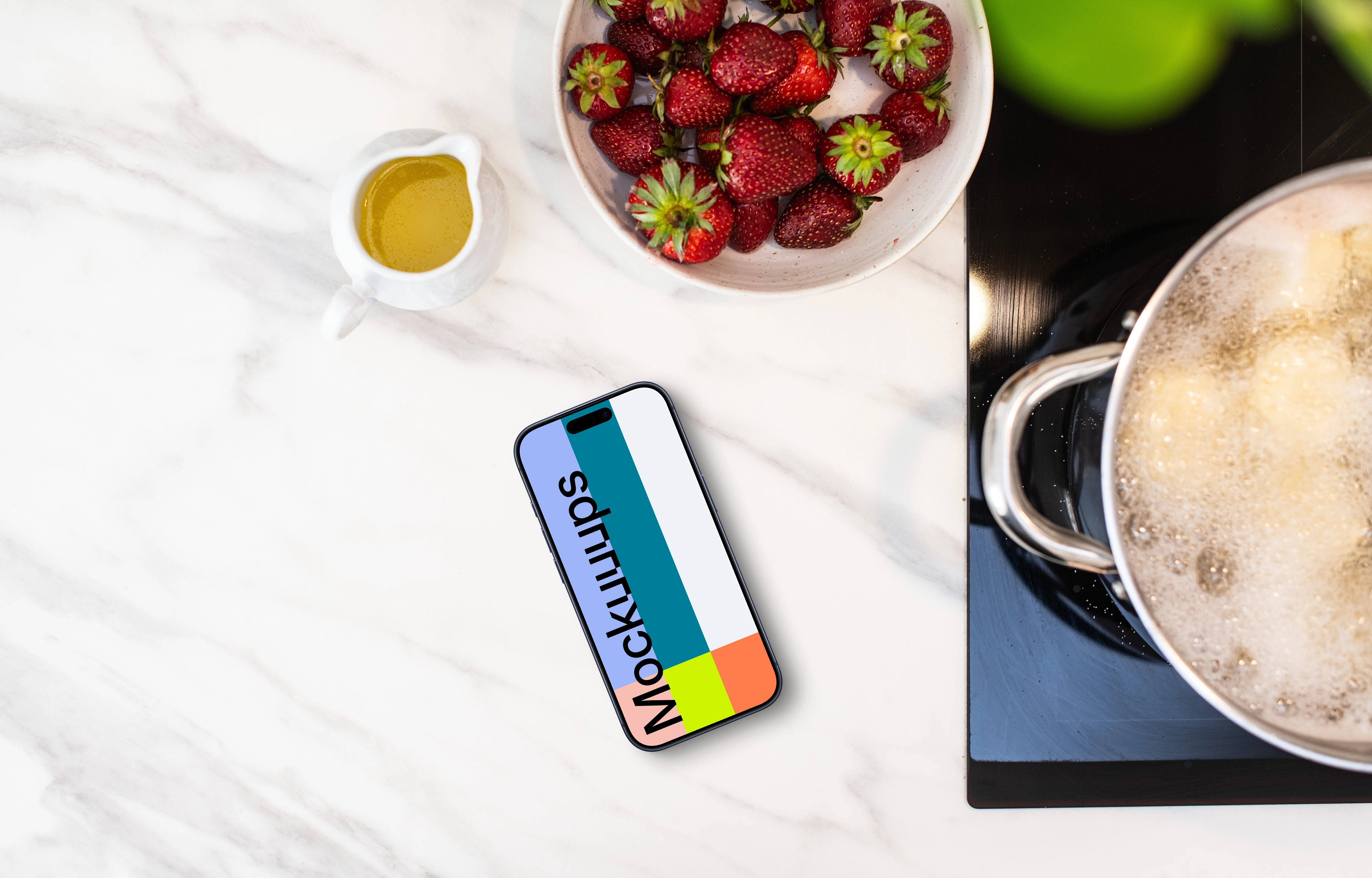 Kitchen elegance phone mockup