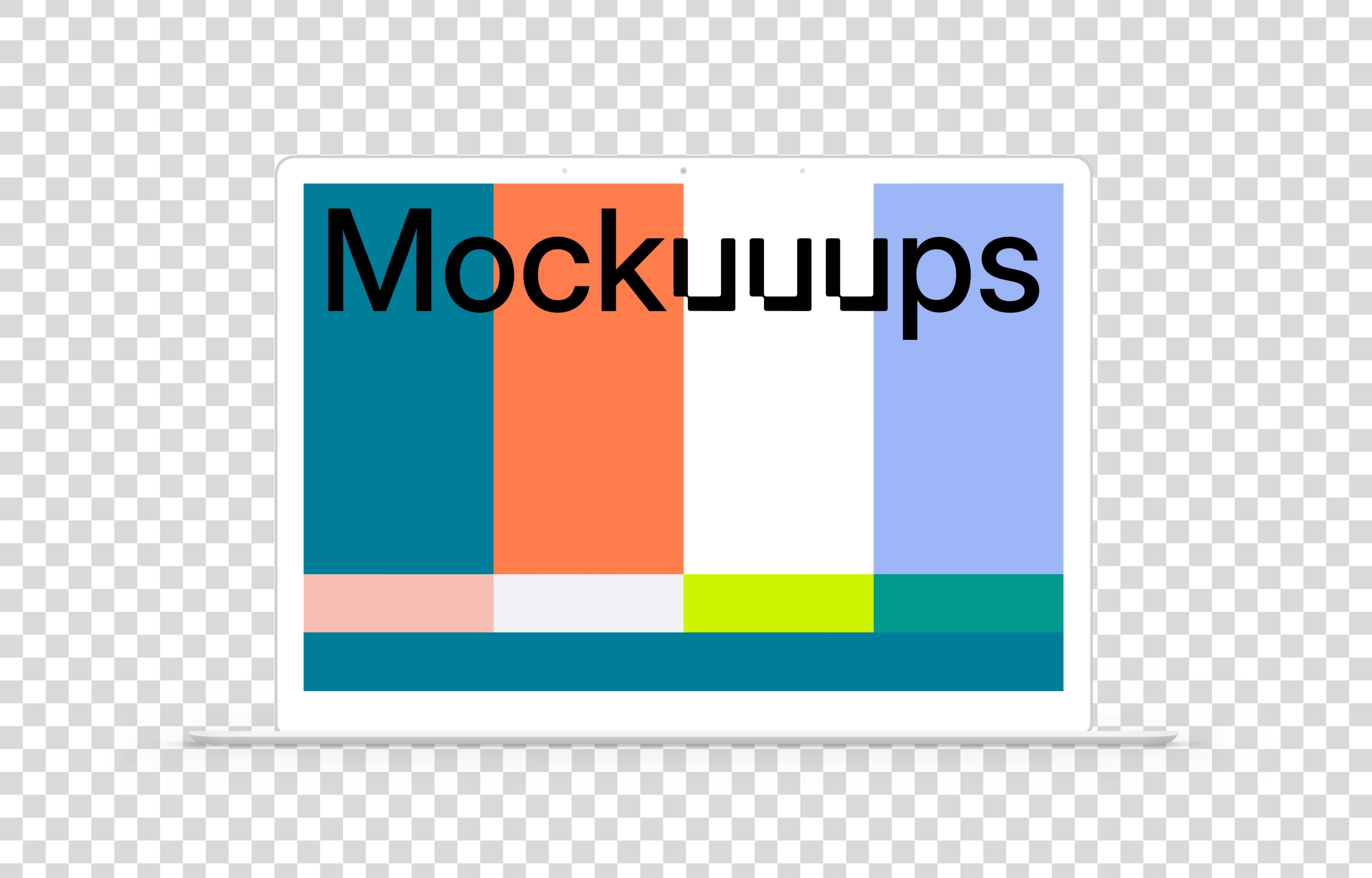 Minimal Microsoft Surface Laptop mockup