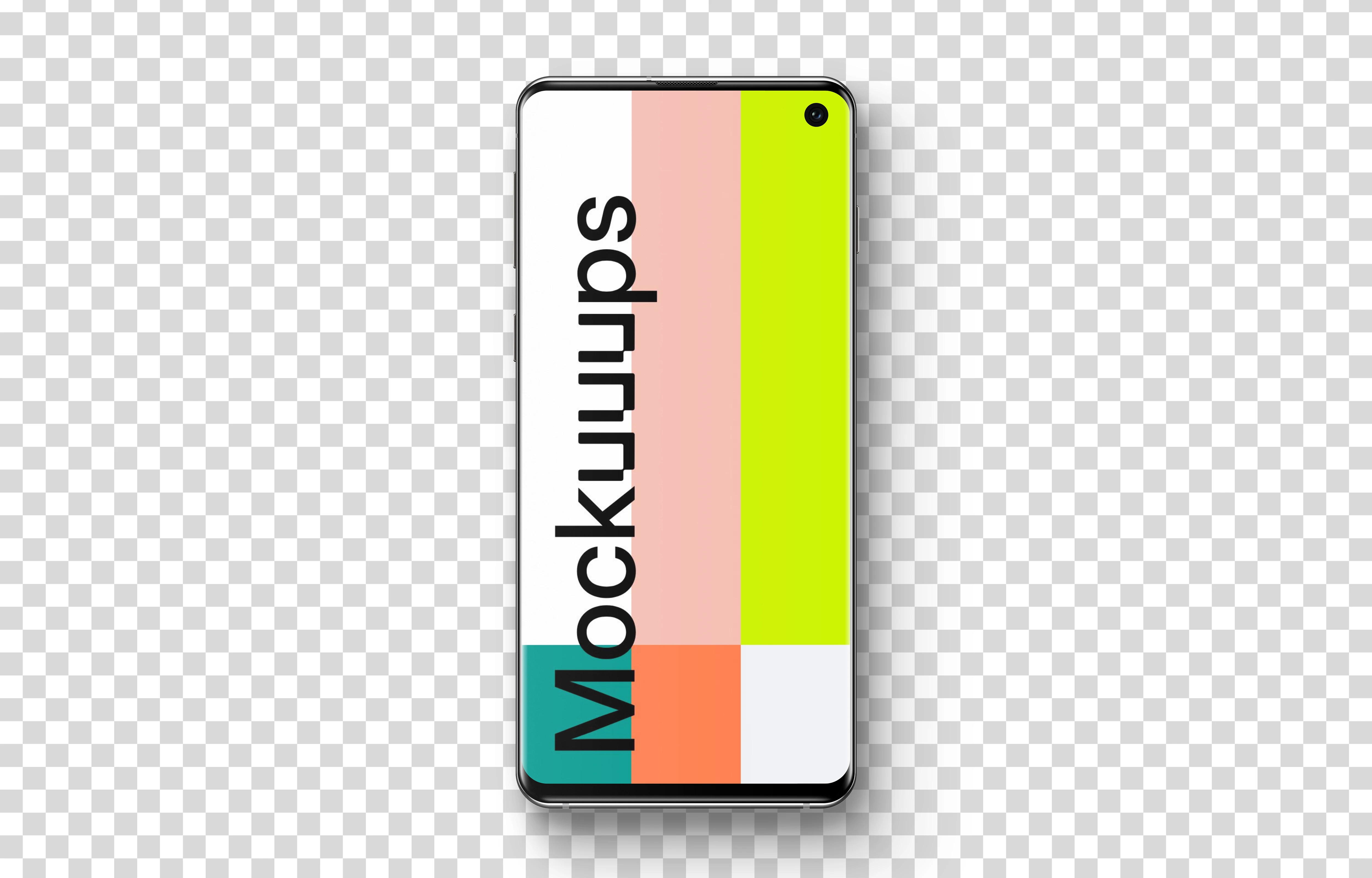 Samsung Galaxy S10 Mockup Front