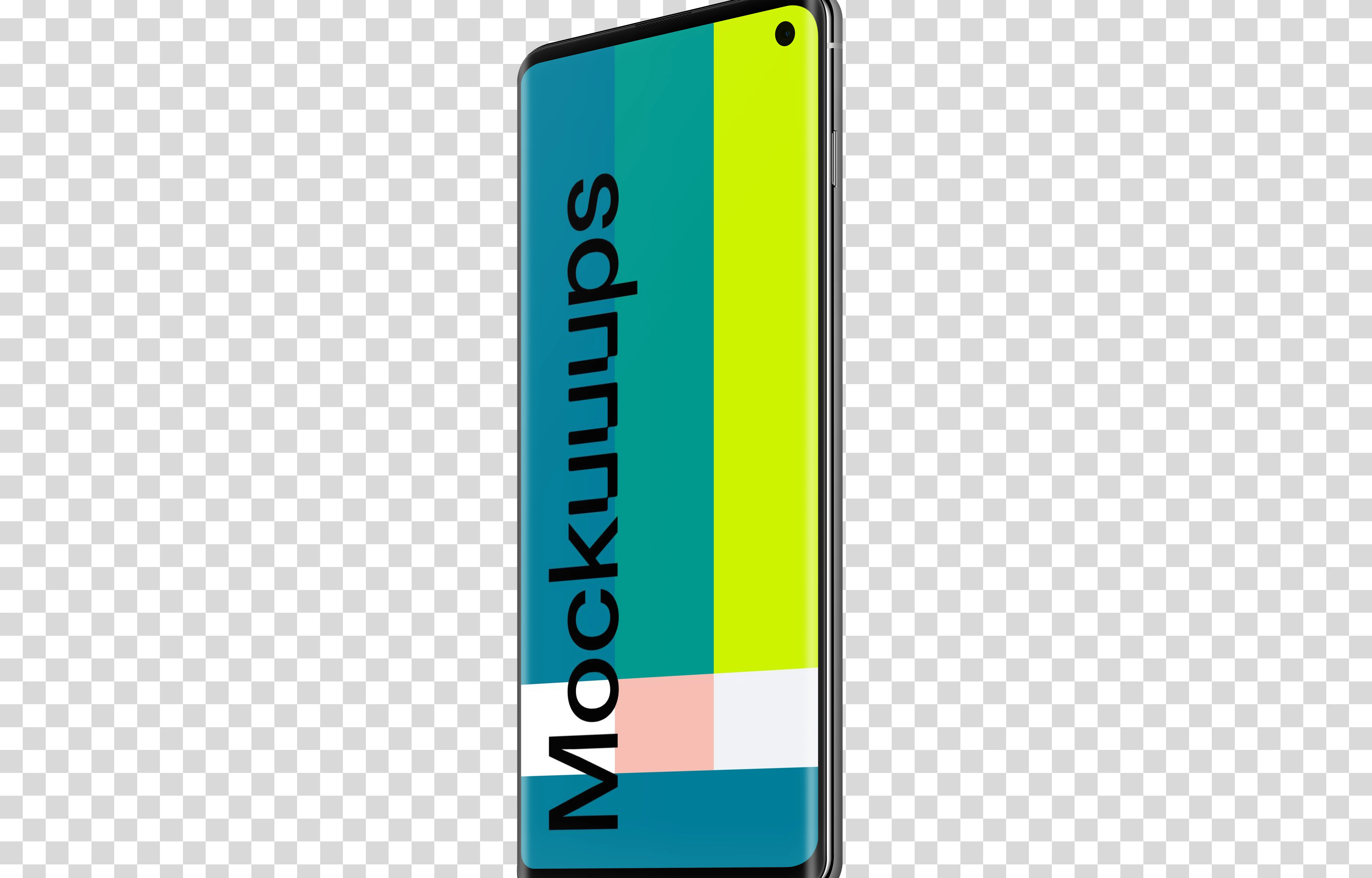 Samsung Galaxy S10 Mockup Stand (Right)