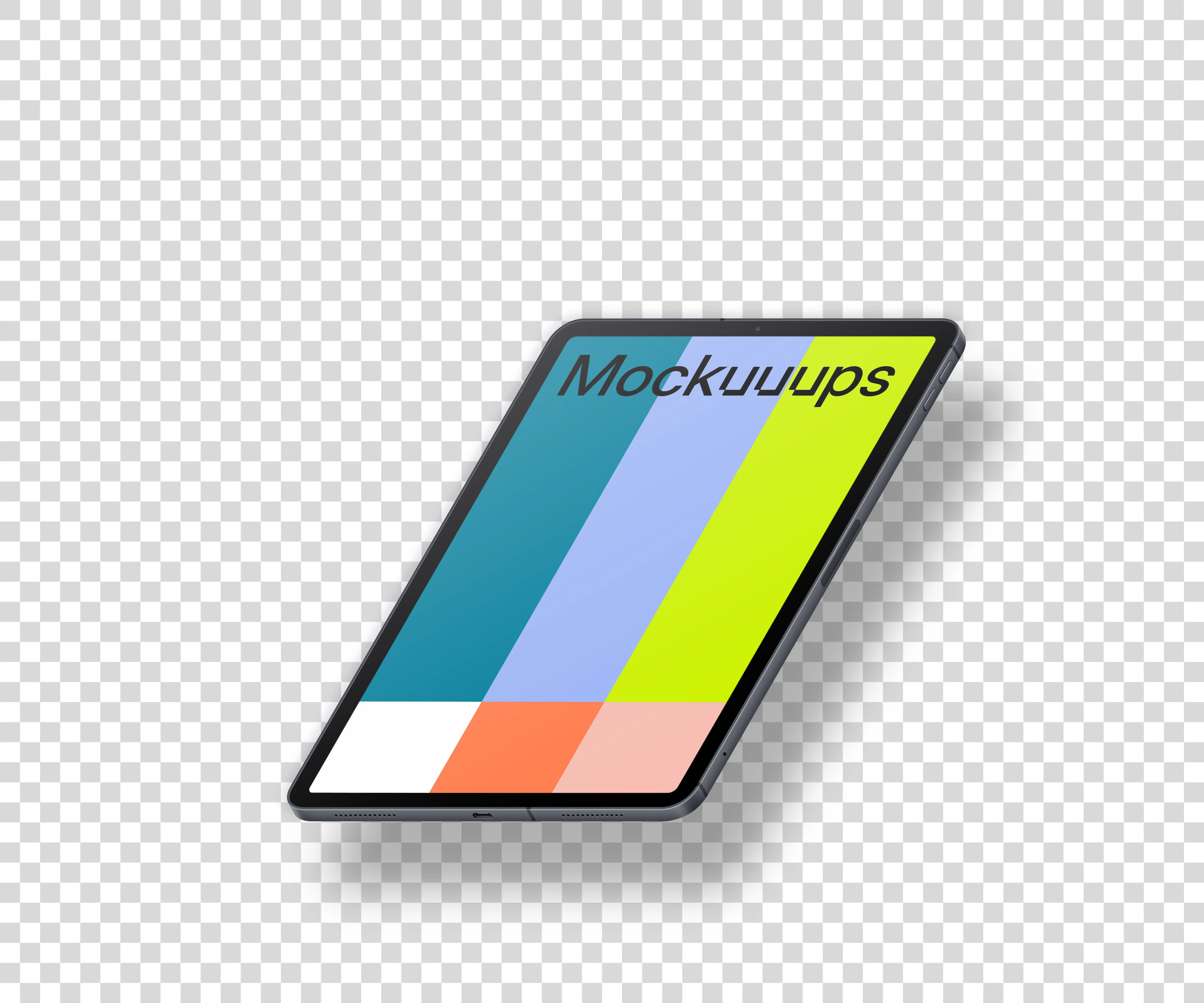 Floating iPad Pro mockup (Right)