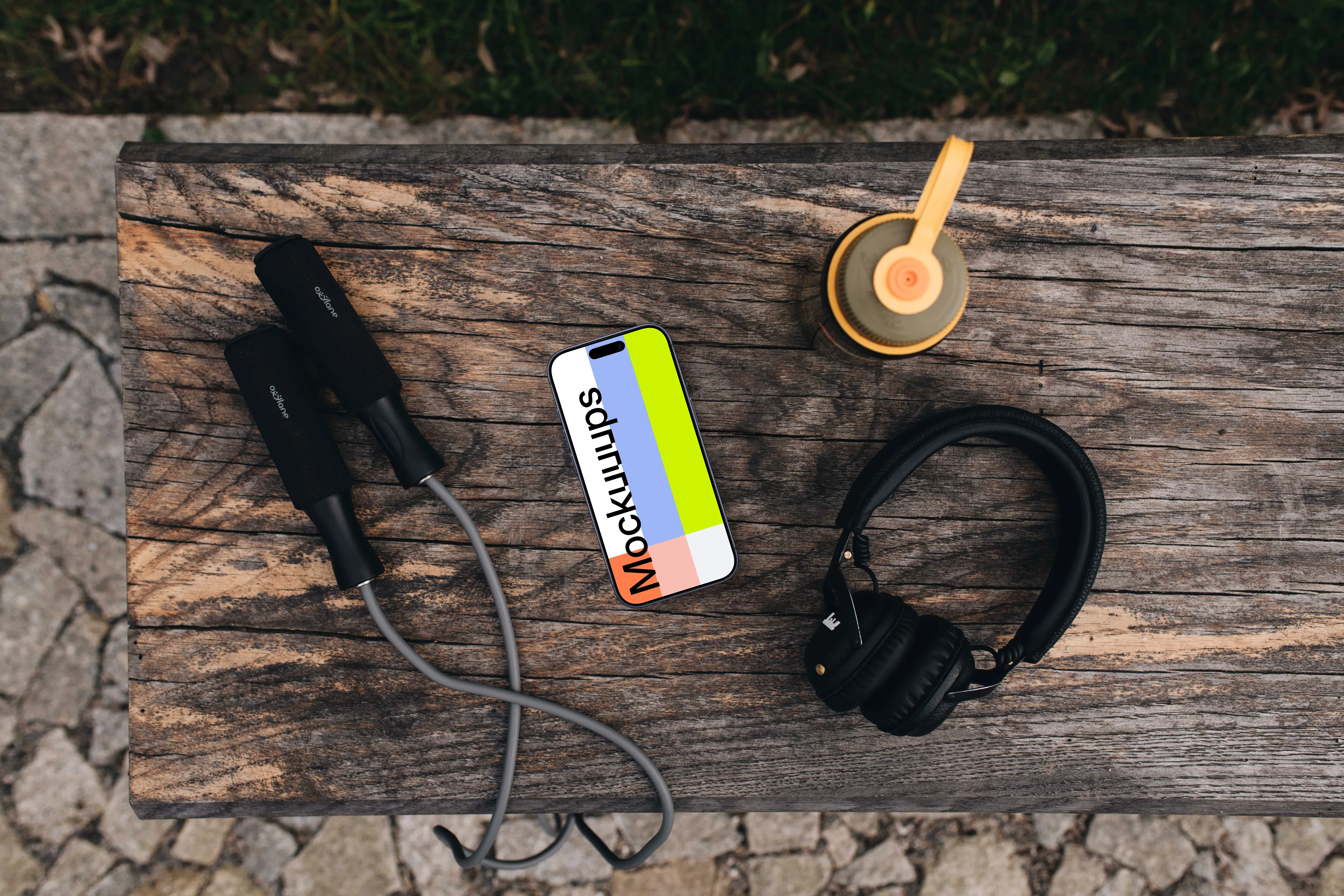 Sports themed iPhone mockup