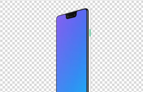 Google Pixel 3 XL Stand mockup (Right)