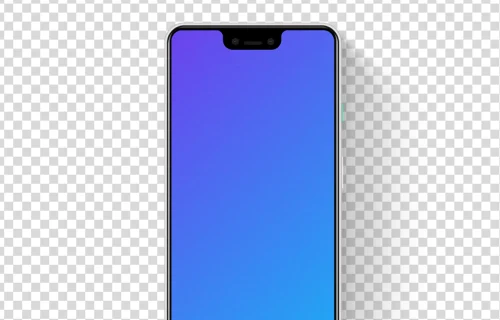 Google Pixel 3 XL mockup (Front)
