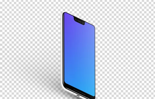 Google Pixel 3 XL Stand Floor mockup (Left)