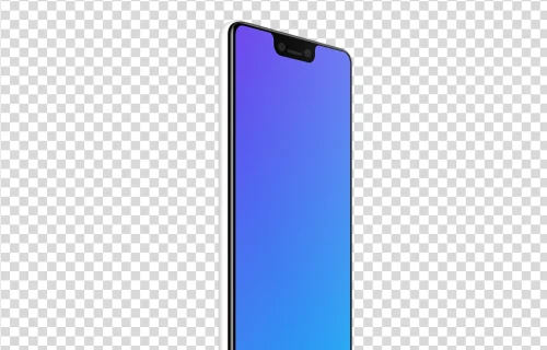 Google Pixel 3 XL Stand mockup (Left)