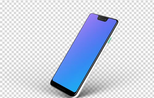 Google Pixel 3 XL Stand Rotated mockup (Right)