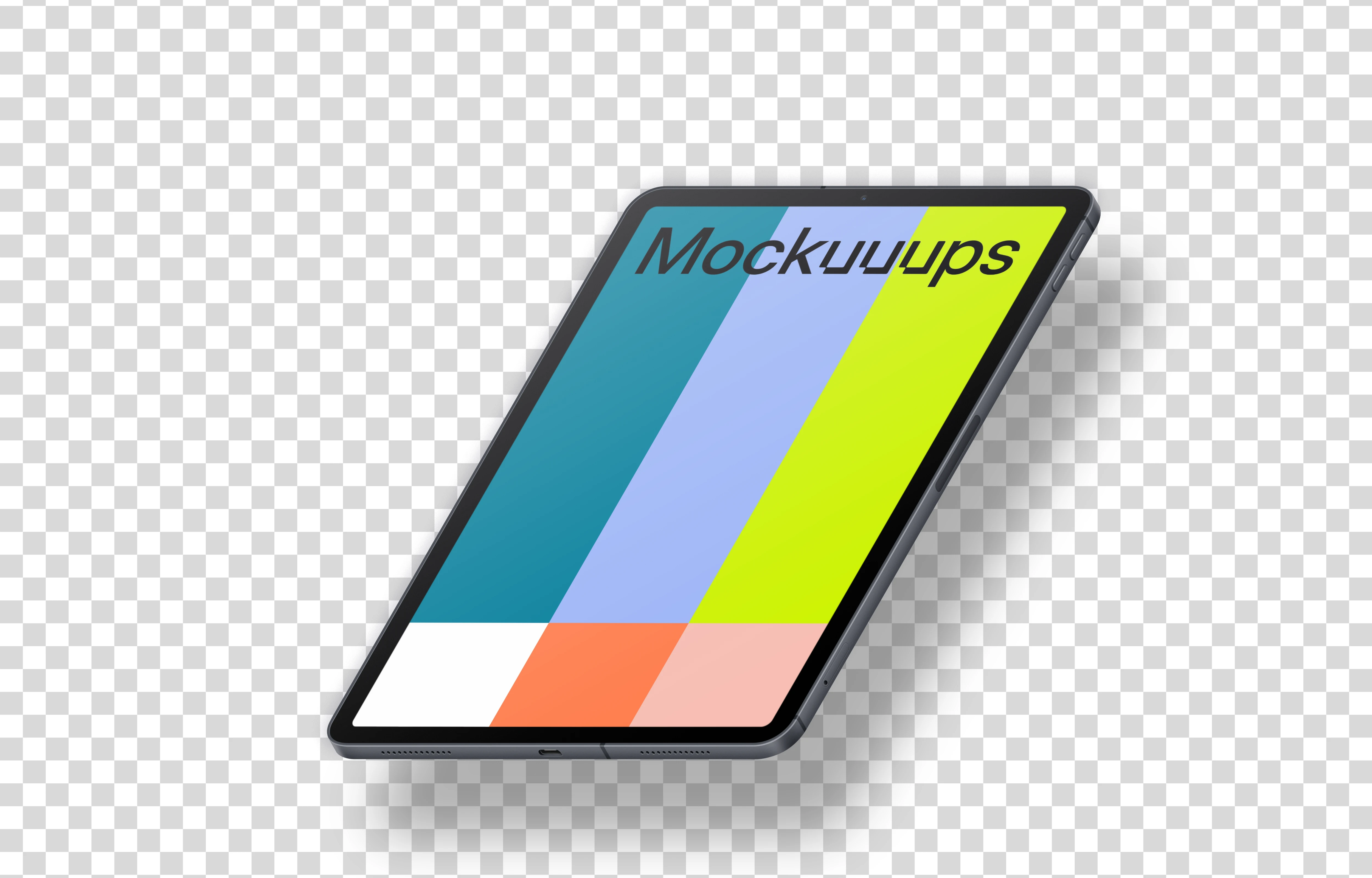 Floating iPad Pro mockup (Right)