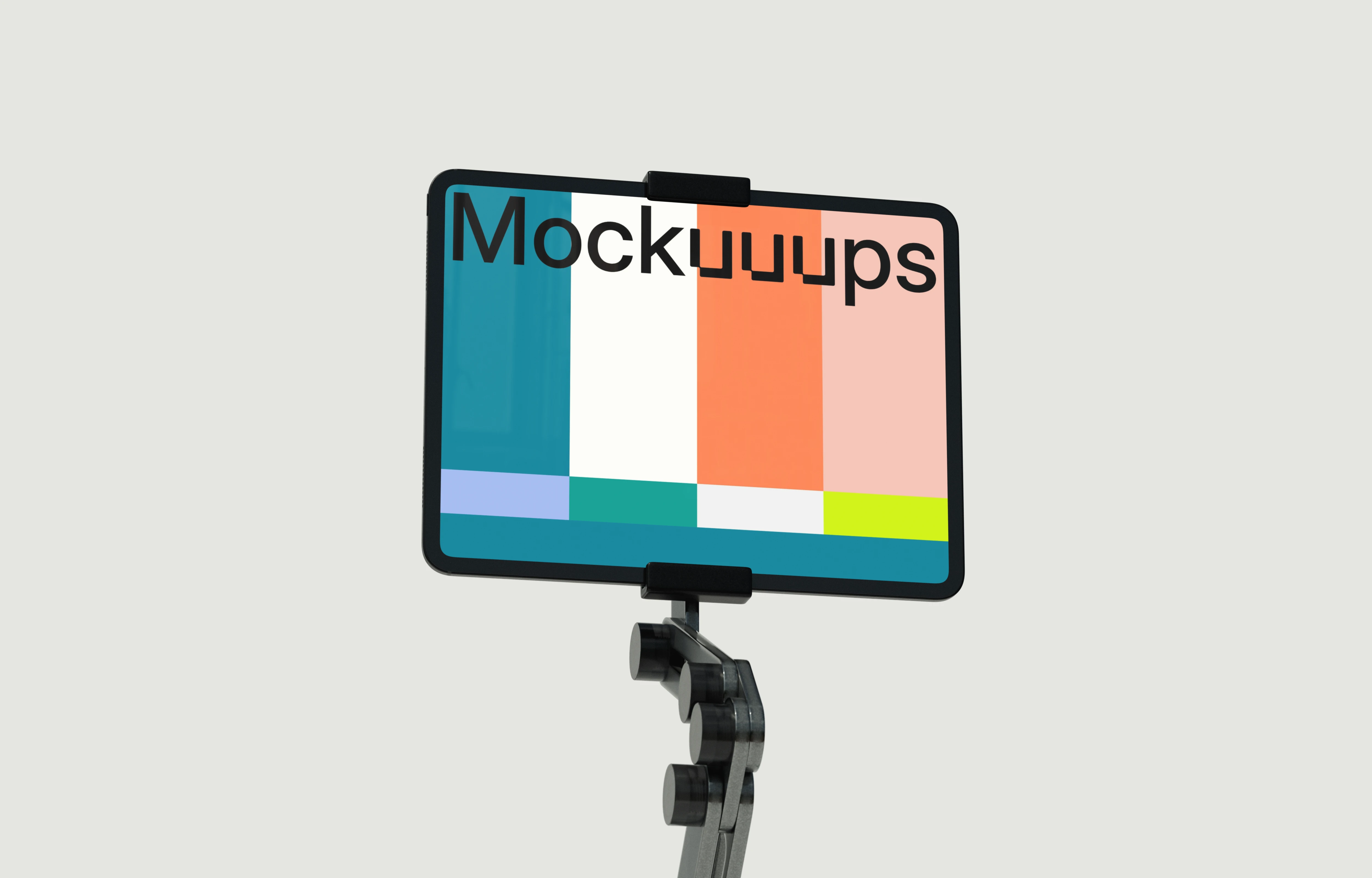 Free iPad Pro mockup on a transparent background