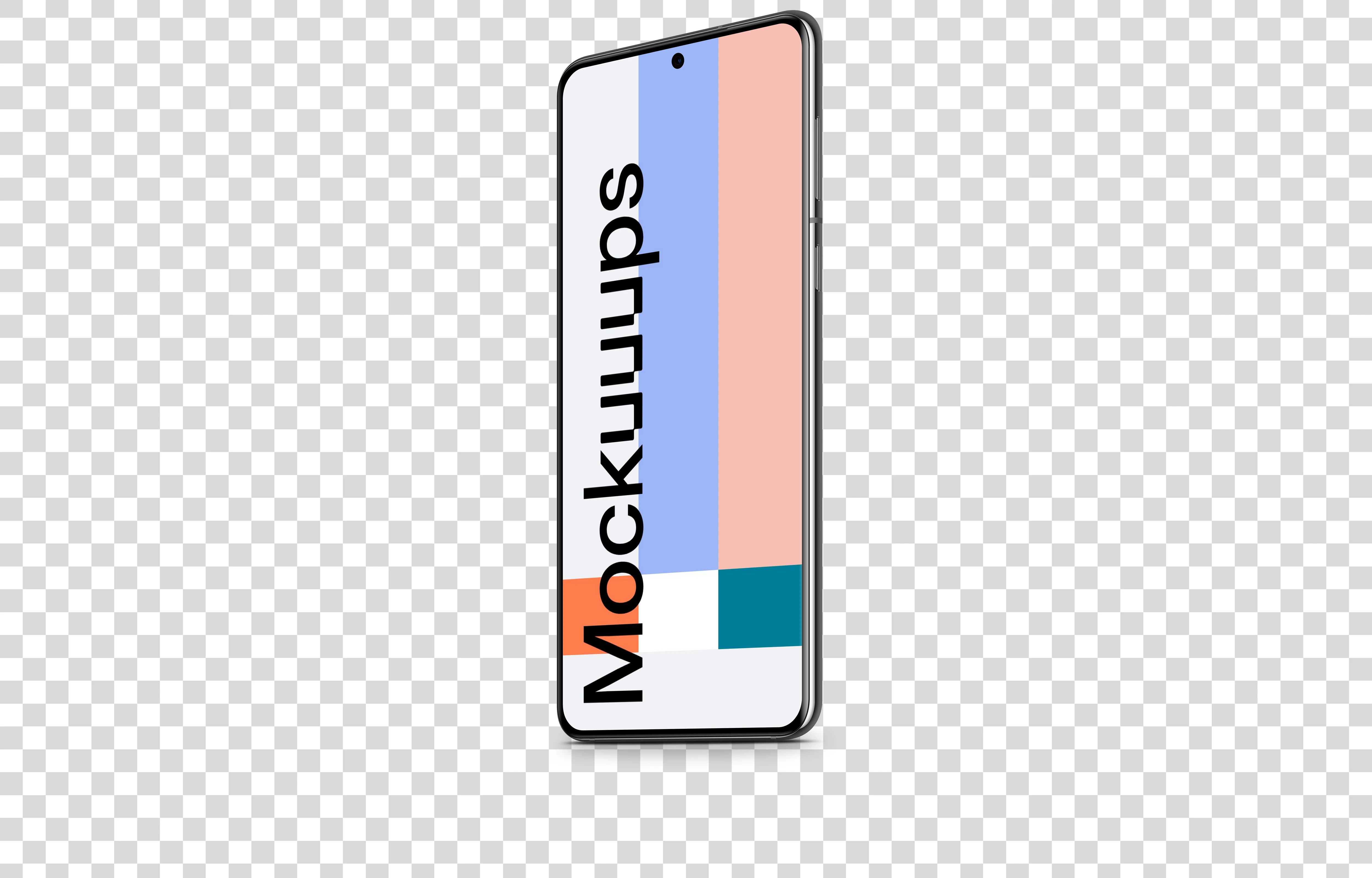 Samsung Galaxy S21 Mockup (Perspective Stand Right)