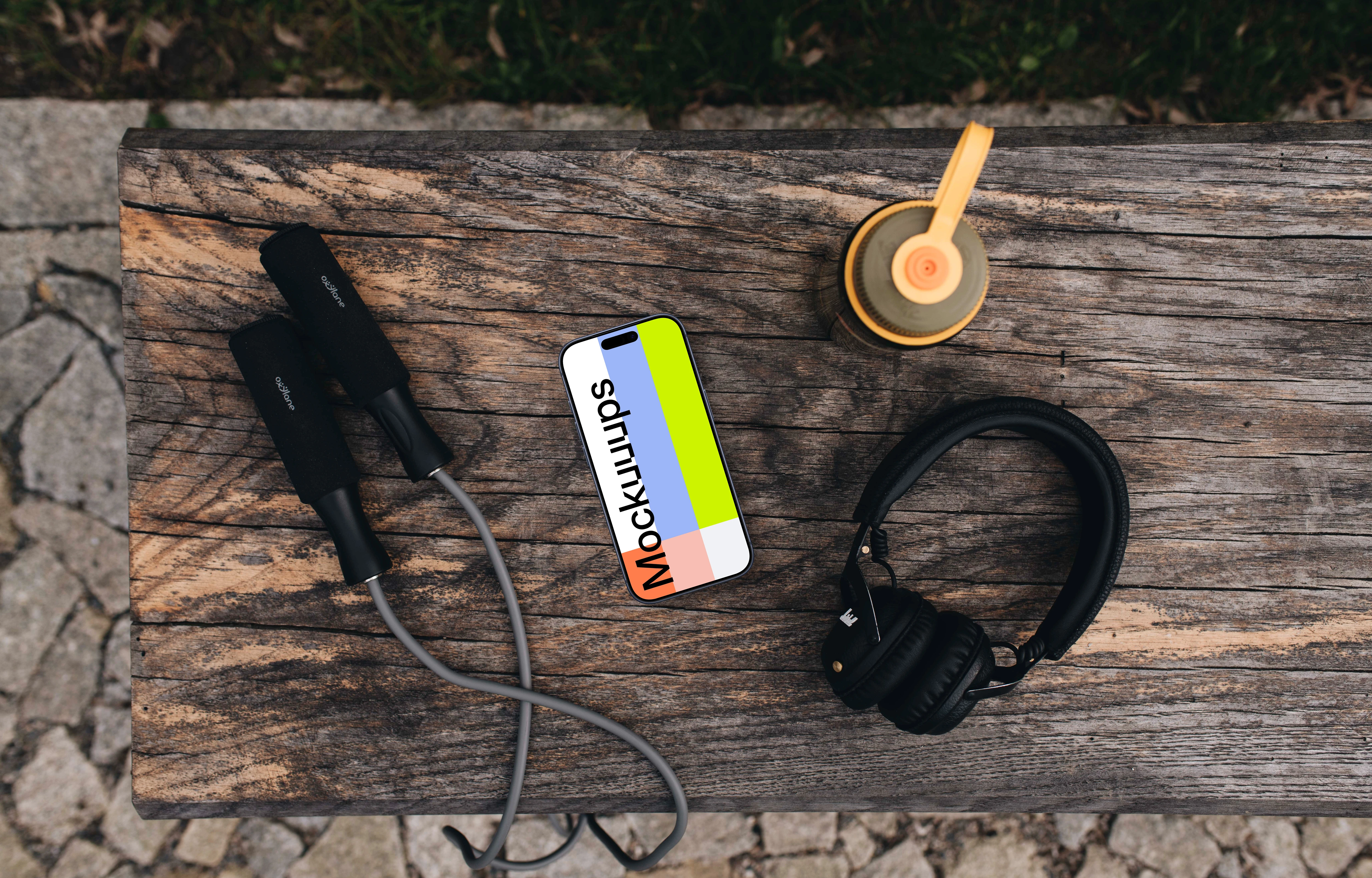 Sports themed iPhone mockup