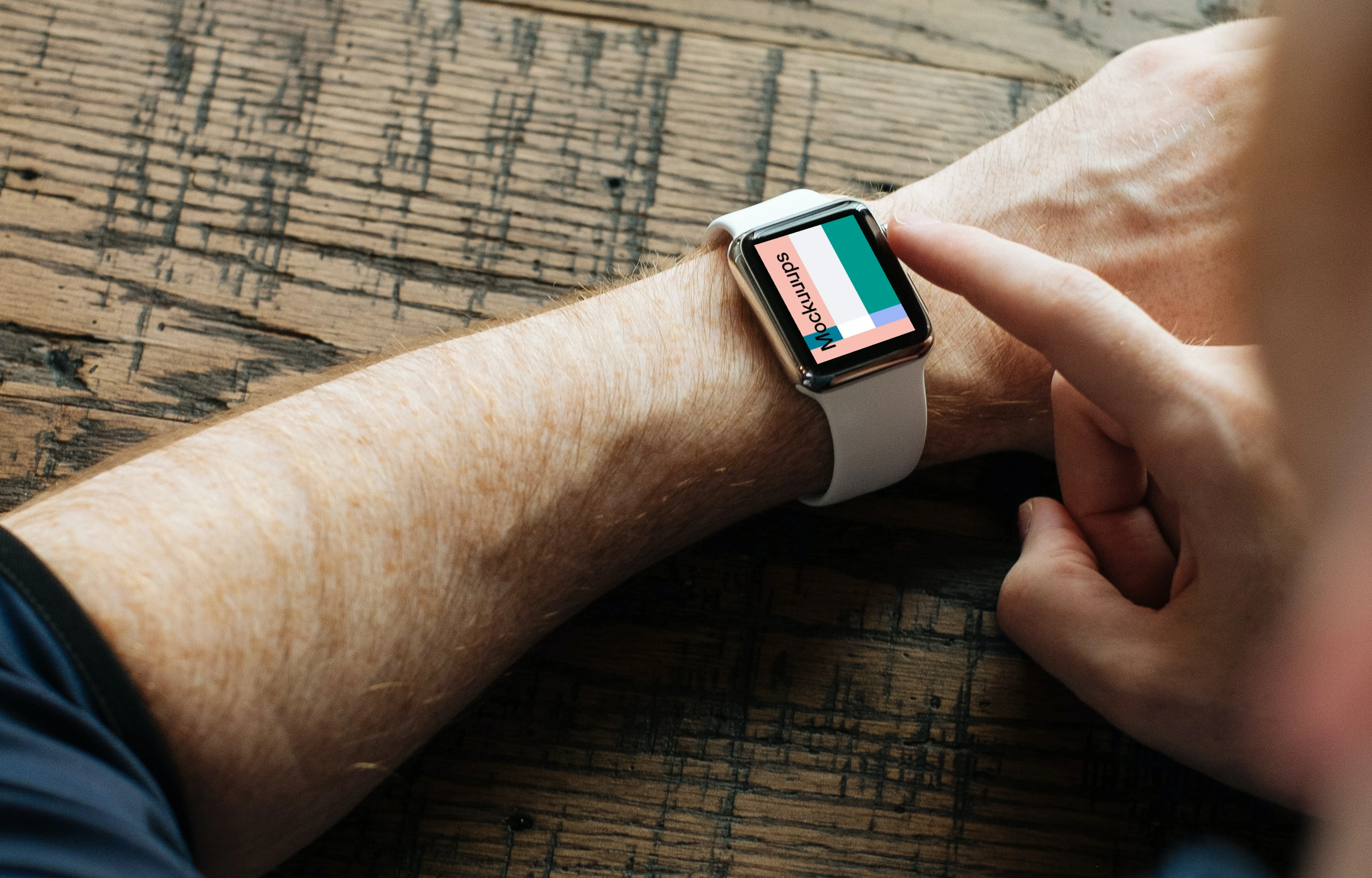 Swiping notifications on Apple Watch mockup