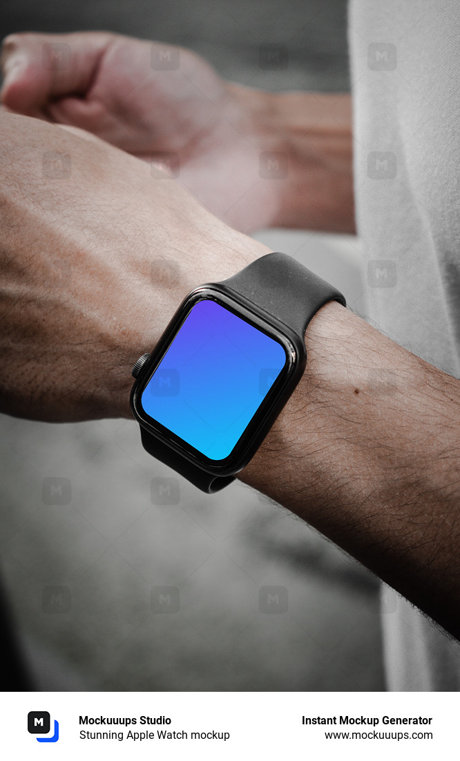 Stunning Apple Watch mockup