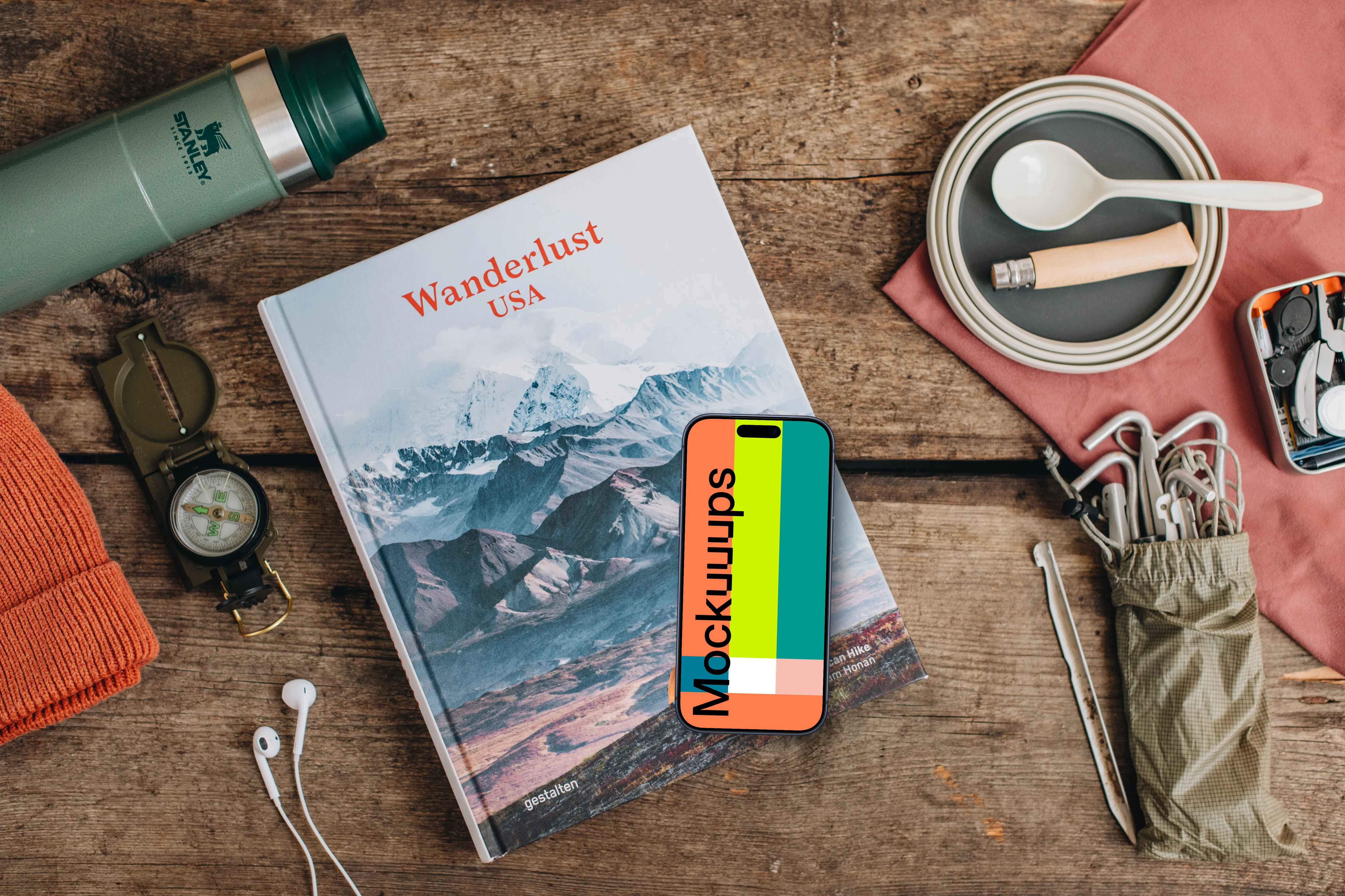 Adventure smartphone mockup