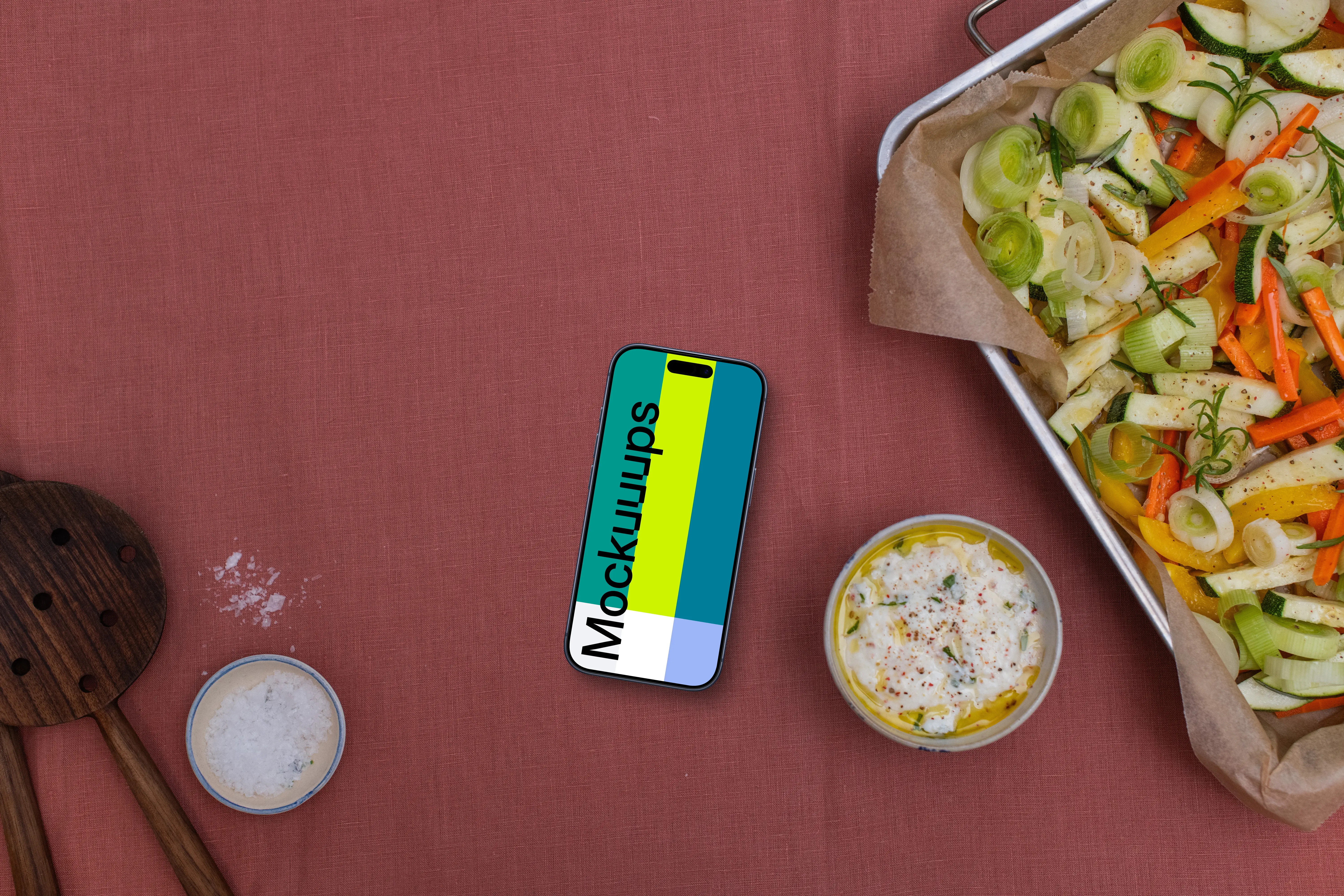 Baking related iPhone mockup