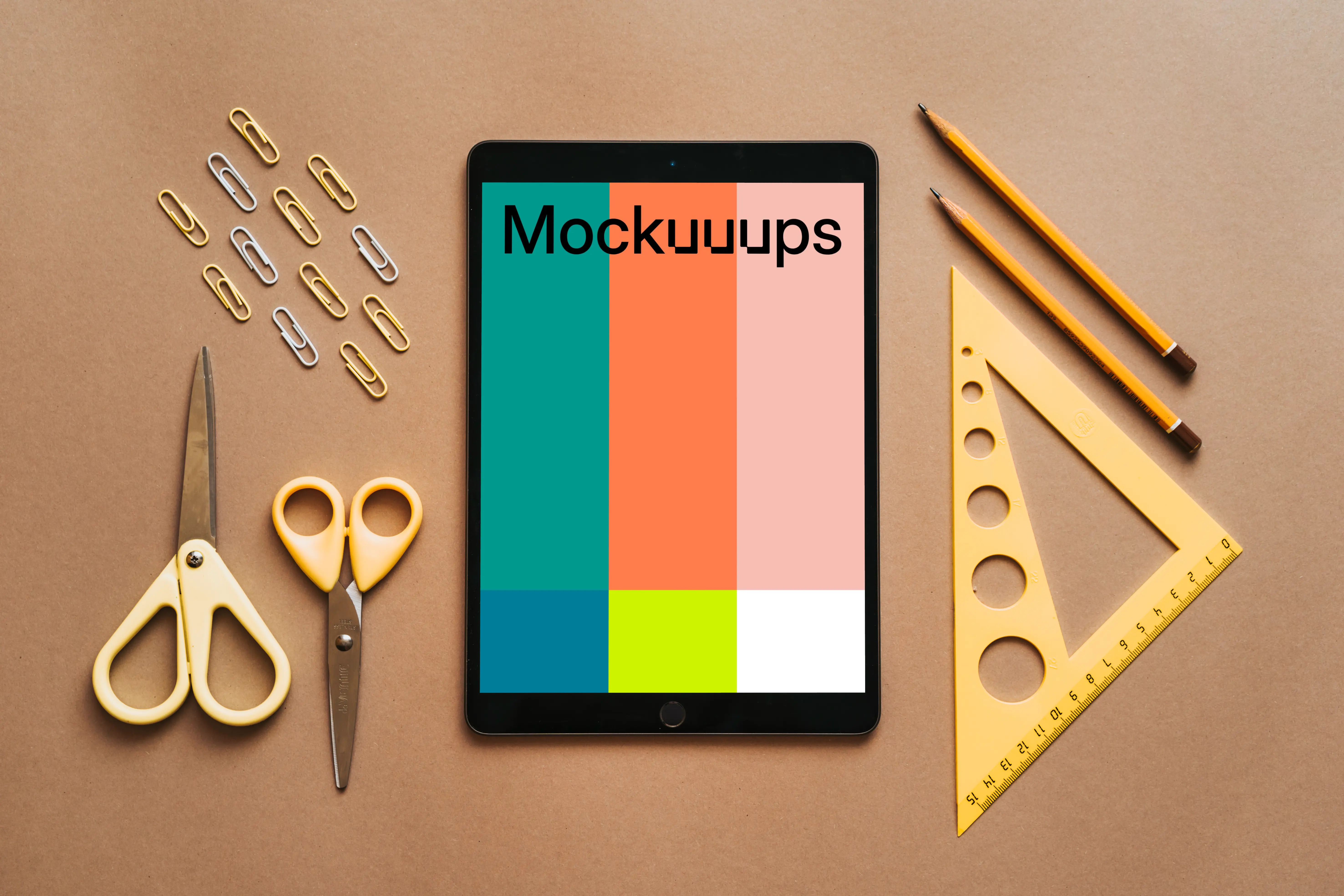 Education tablet mockup