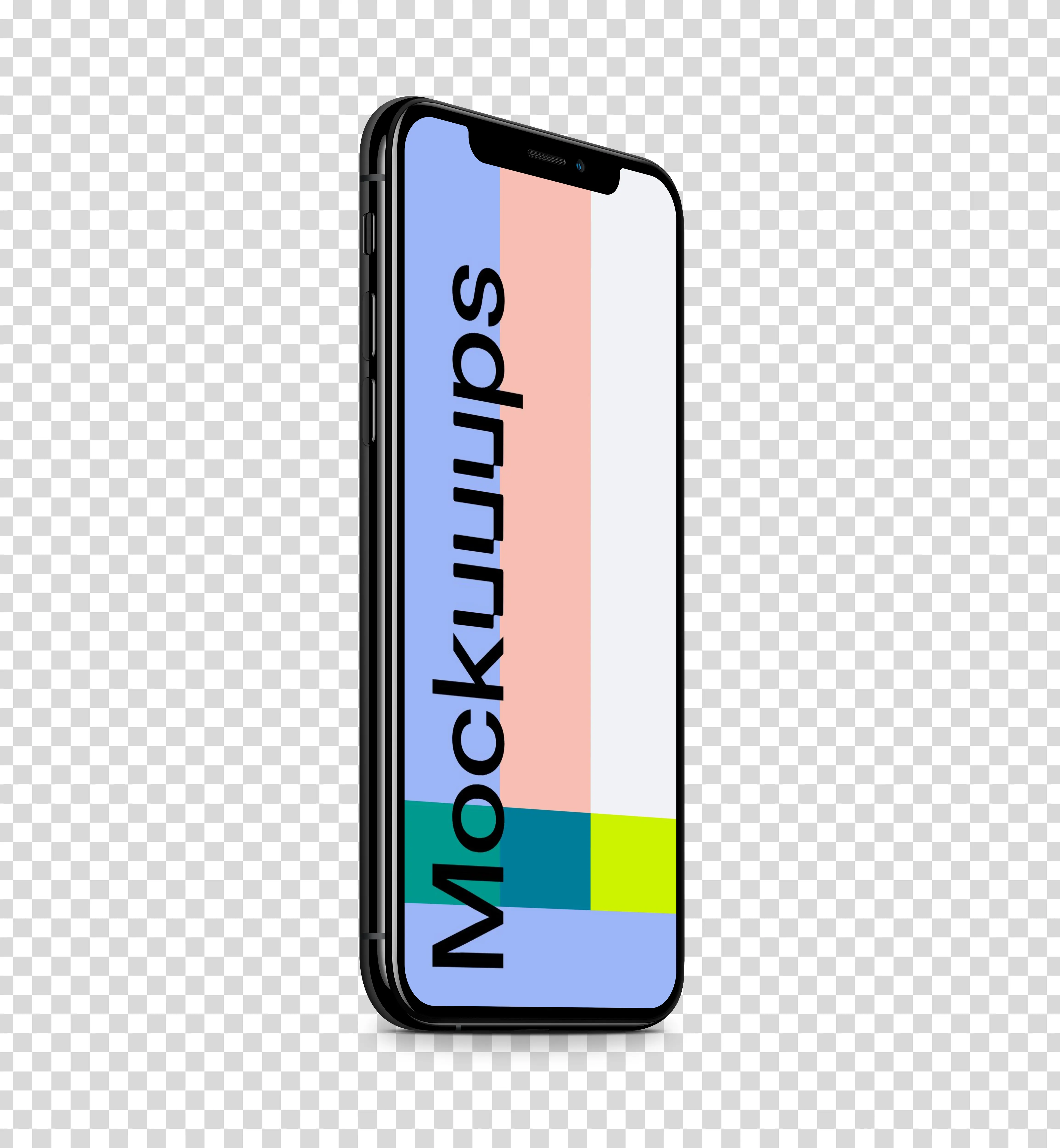 iPhone XS Perspective mockup (Left)