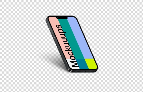 iPhone 13 Pro Mockup (Isometric Left)