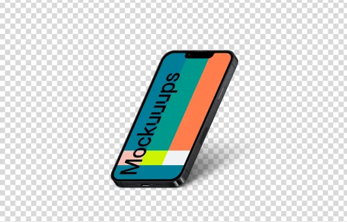 iPhone 13 Pro Mockup (Isometric Right)