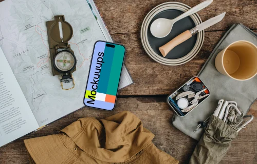 Planning a journey smartphone mockup