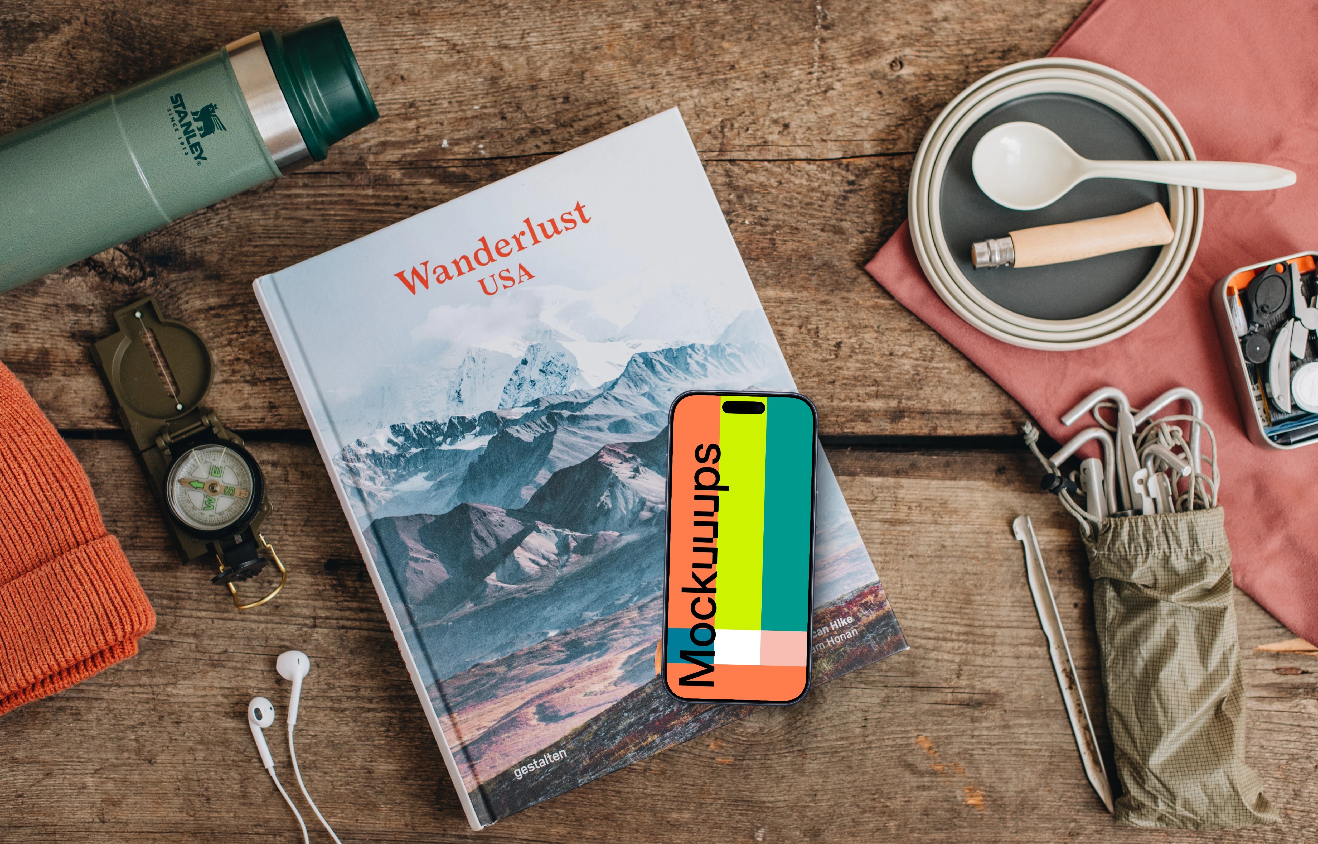 Adventure smartphone mockup