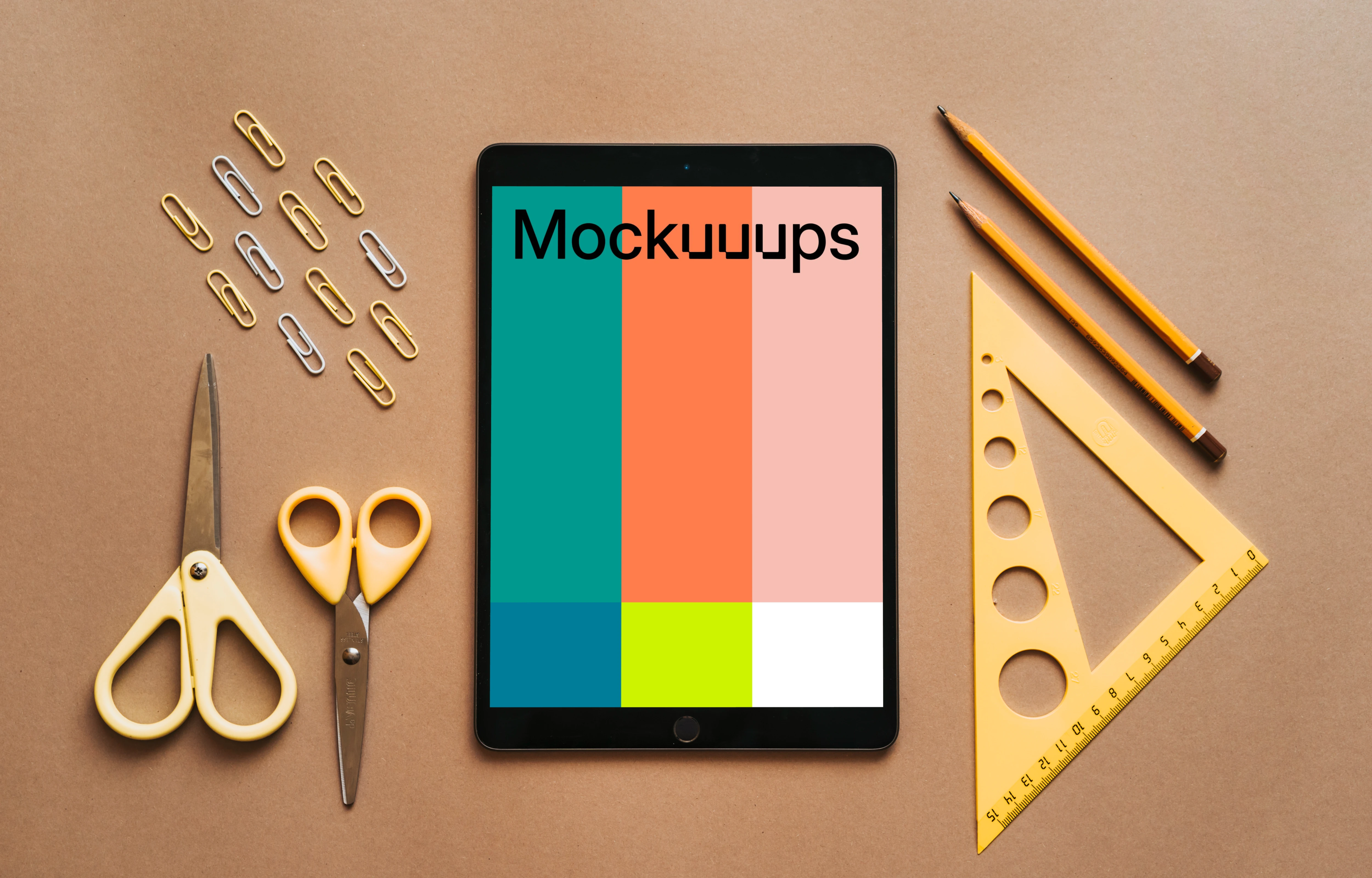 Education tablet mockup