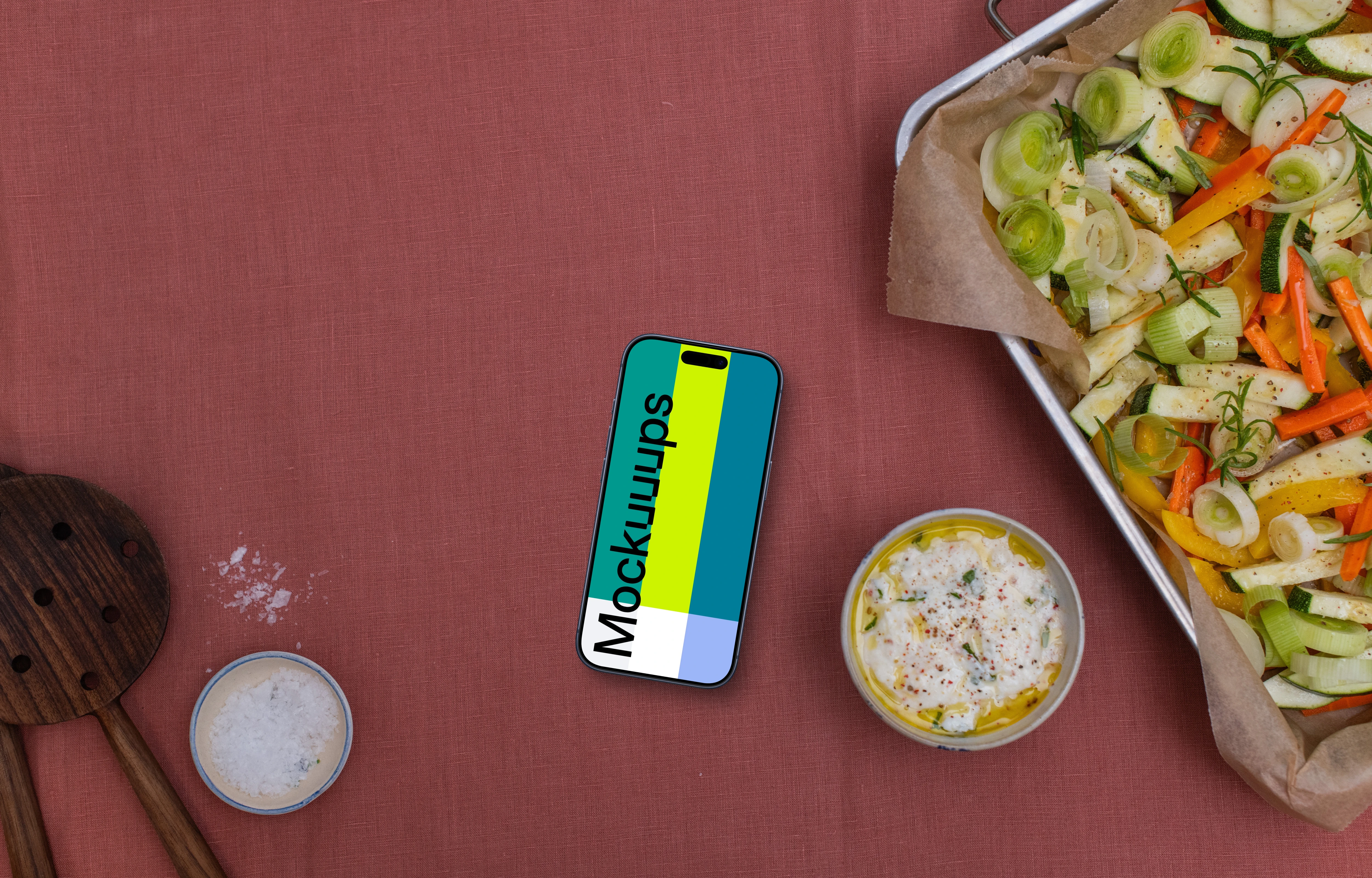 Baking related iPhone mockup