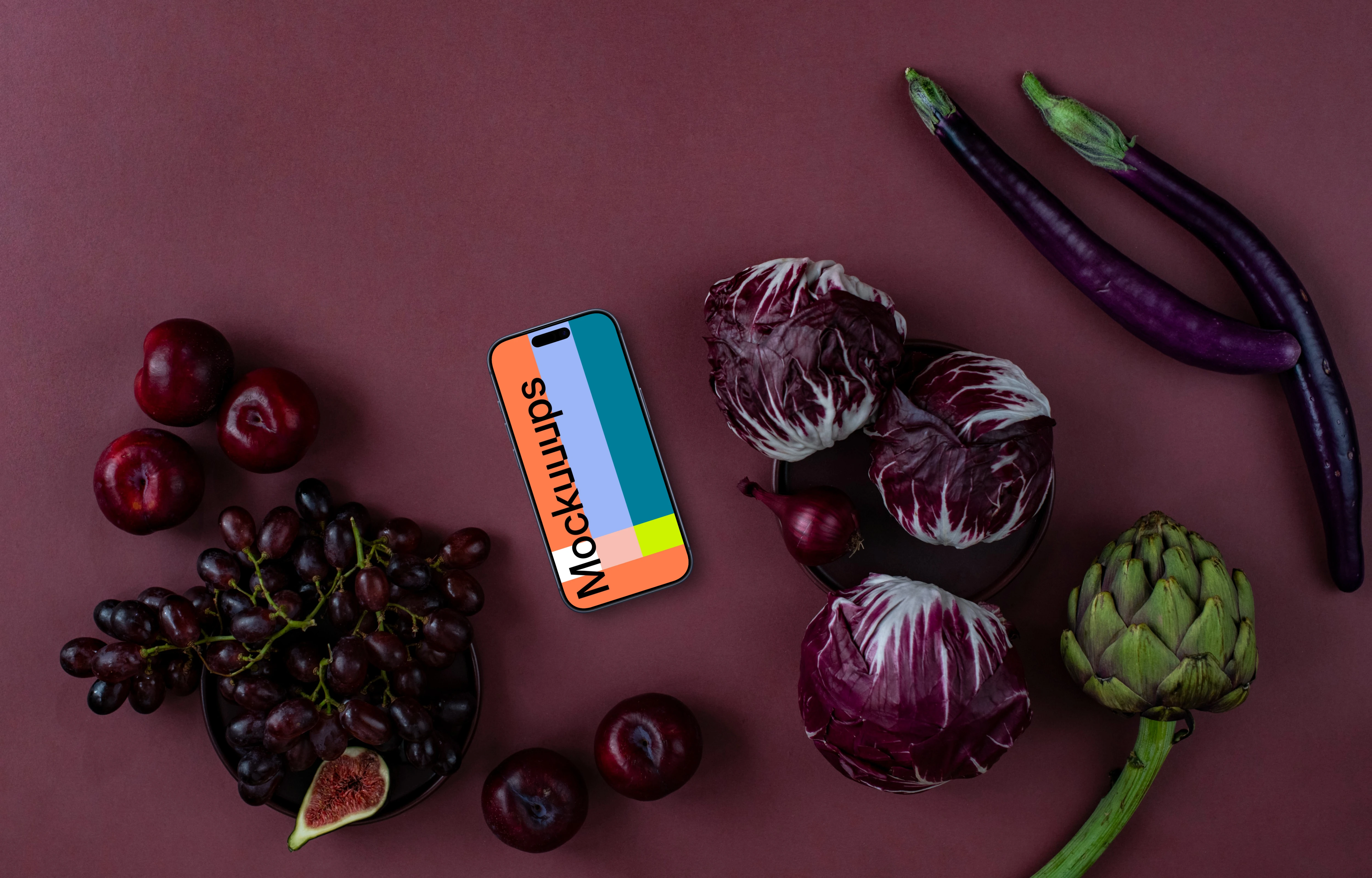 mockup teléfono y tono Viva Magenta