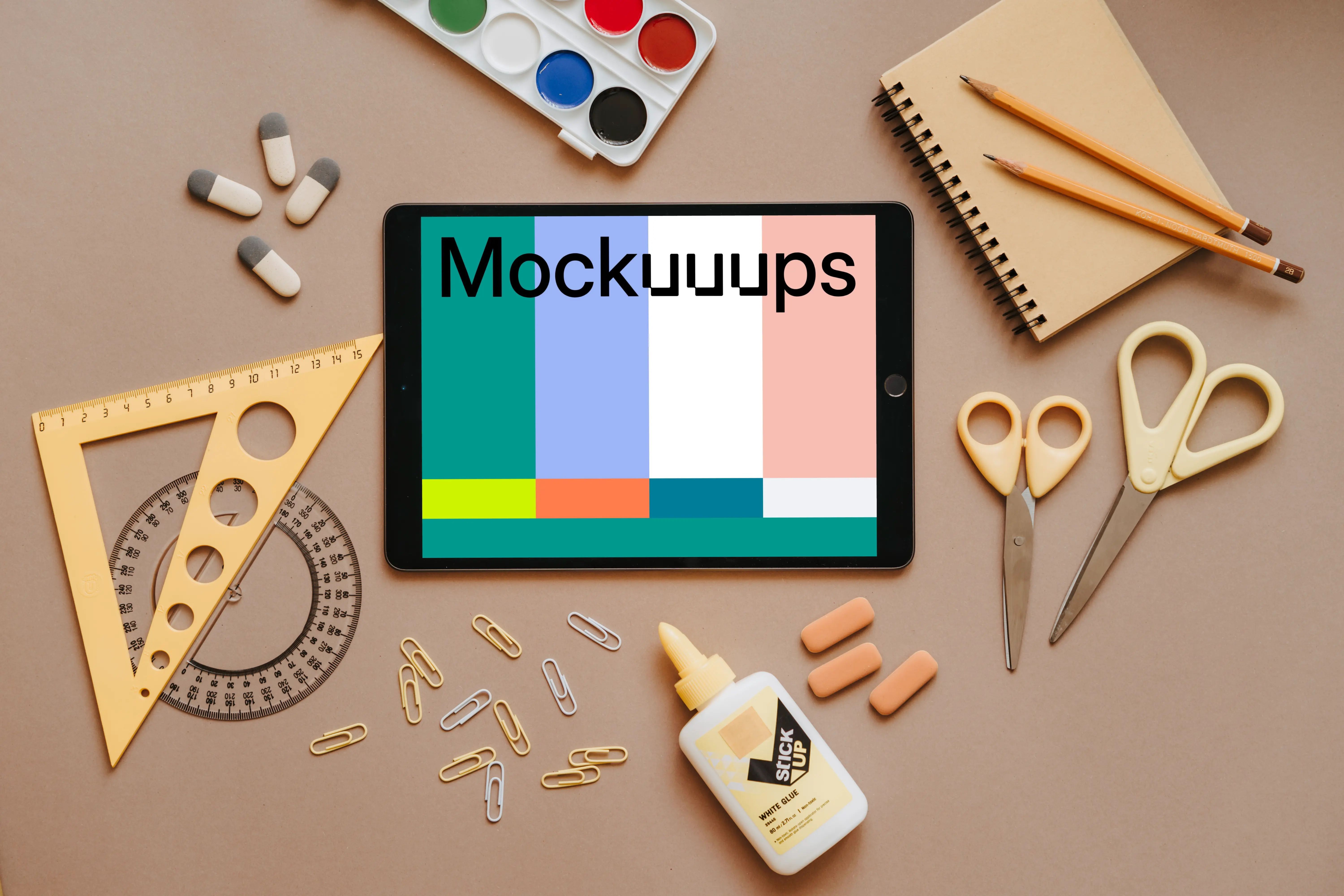 Back to school iPad Mockup