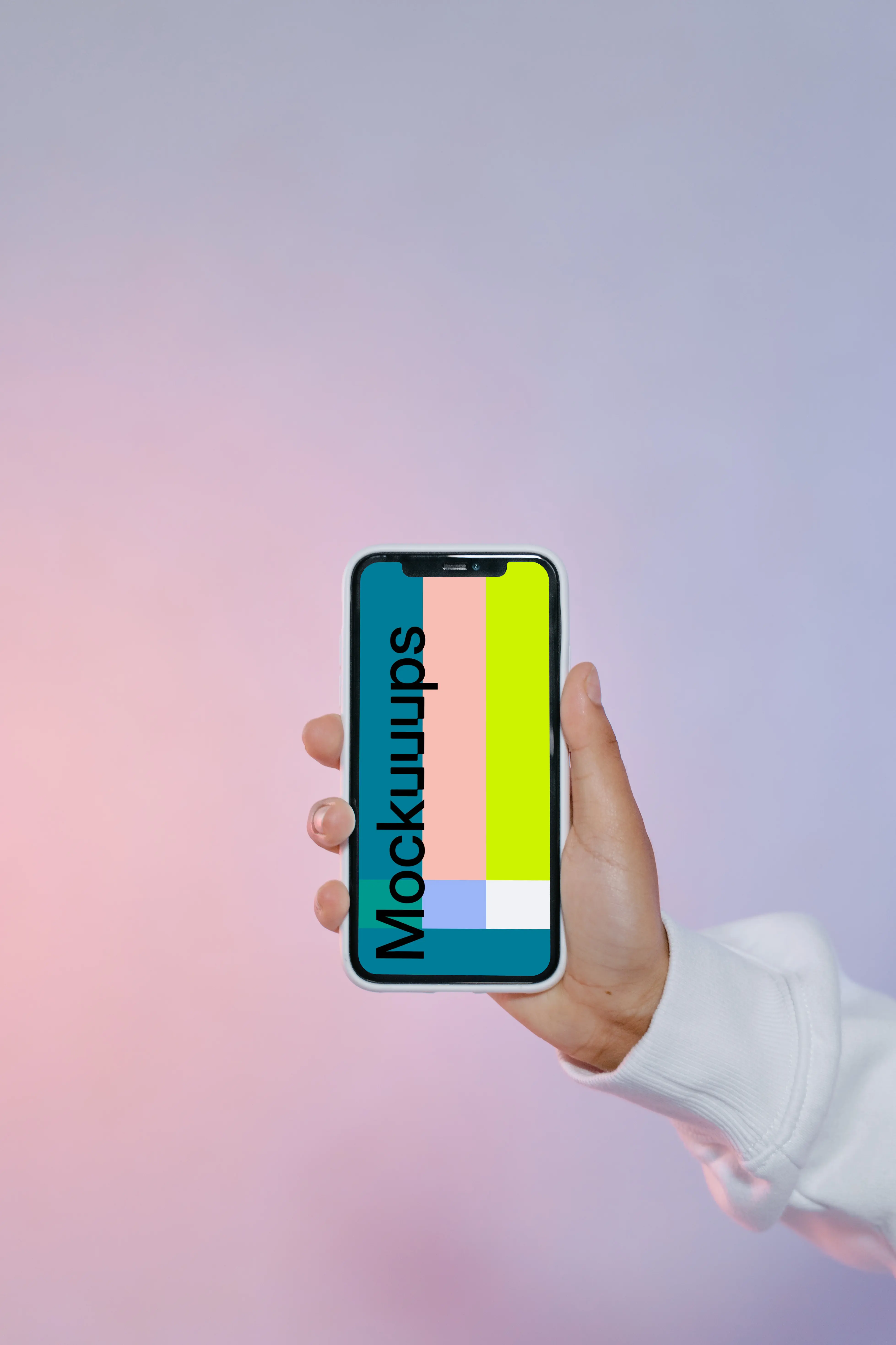 Minimalistic iPhone mockup