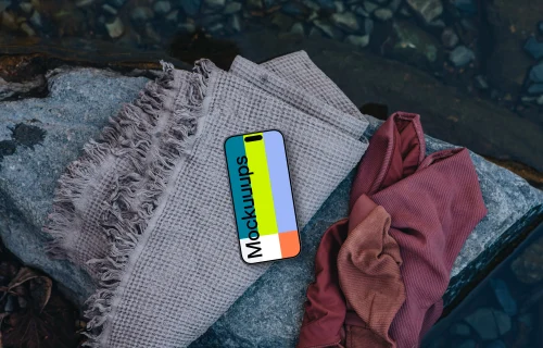 Swimming in natural lakes and an iPhone mockup