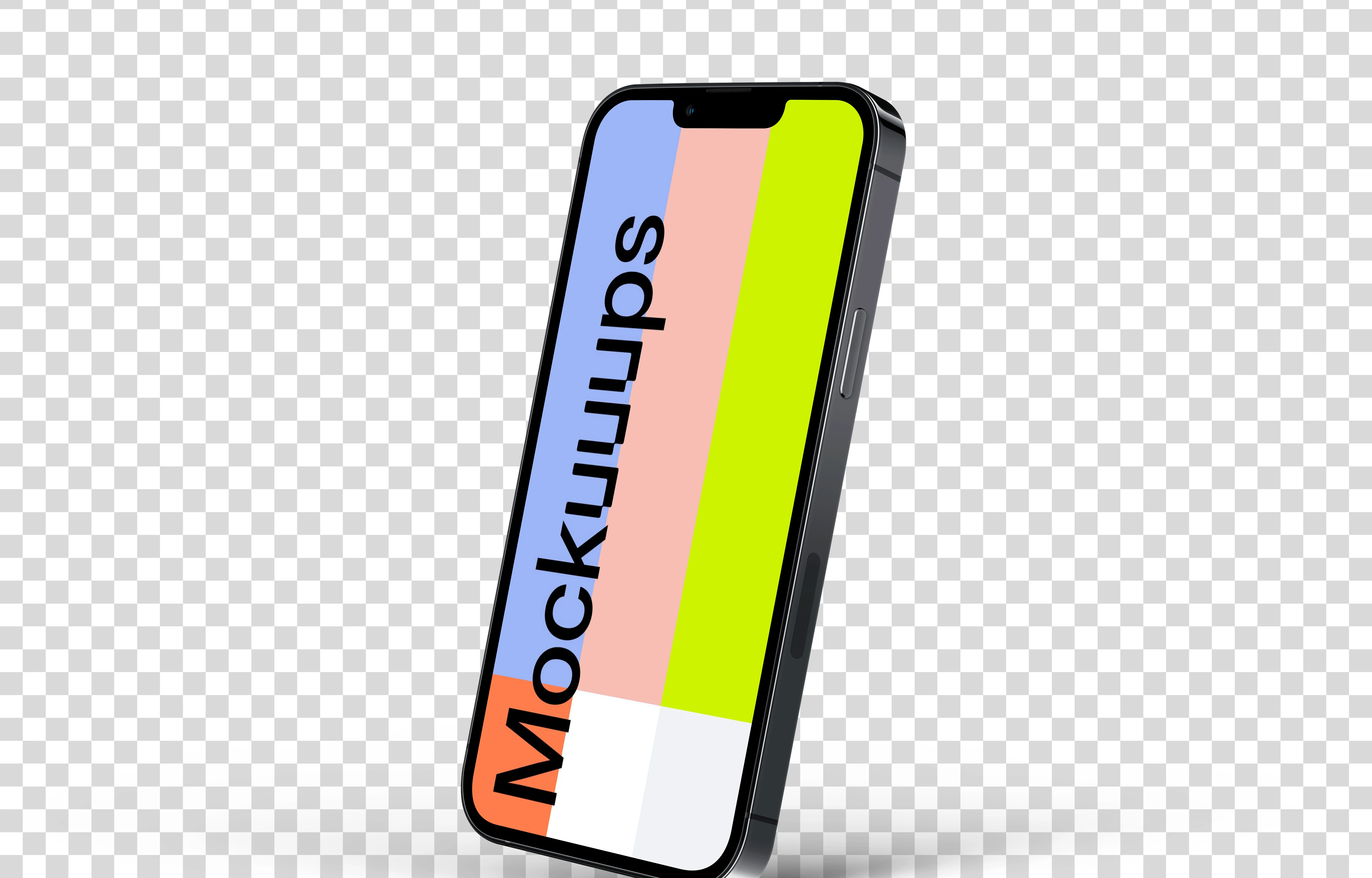 iPhone 13 Pro Mockup (Perspective Right)