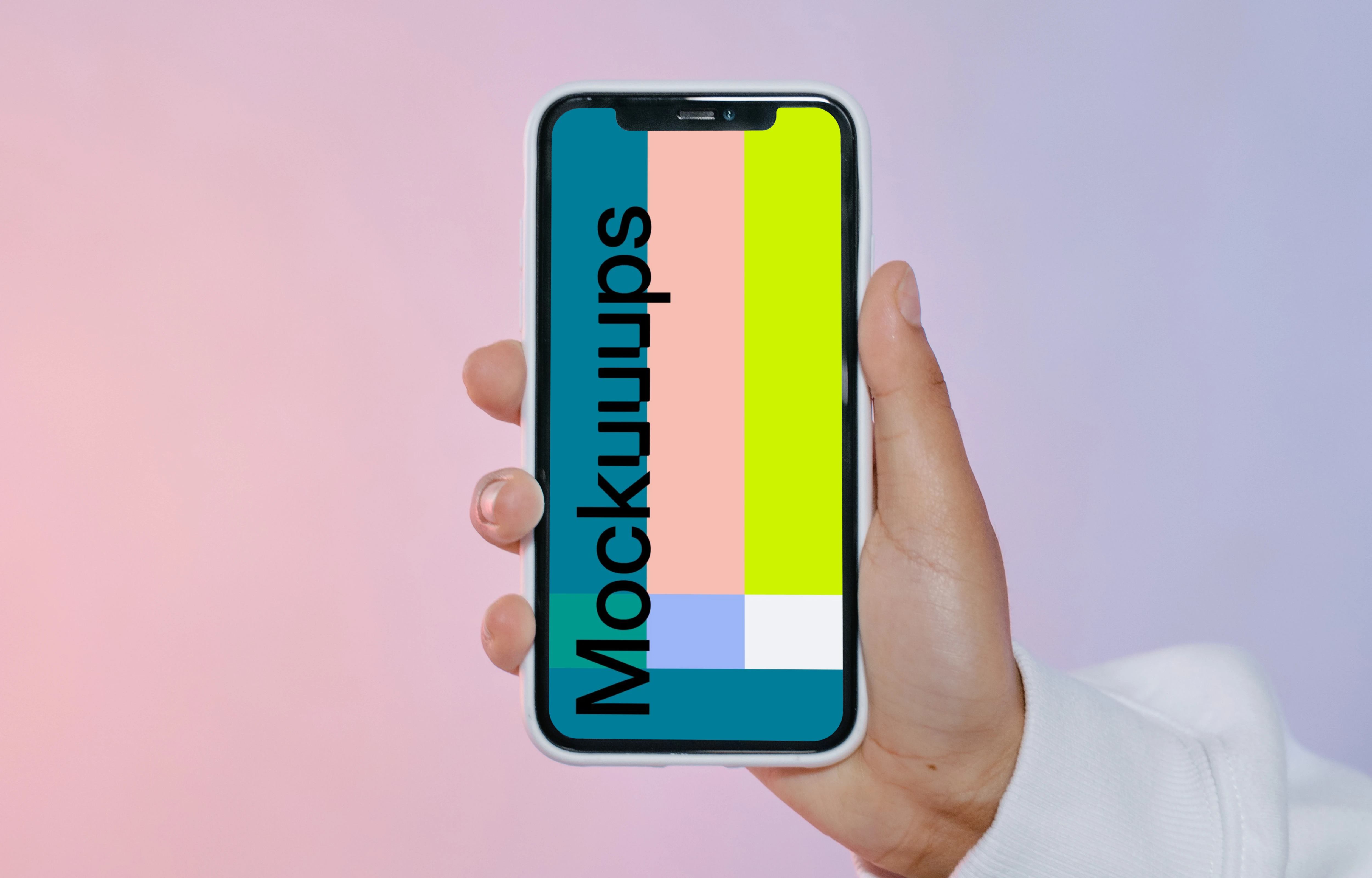 Minimalistic iPhone mockup