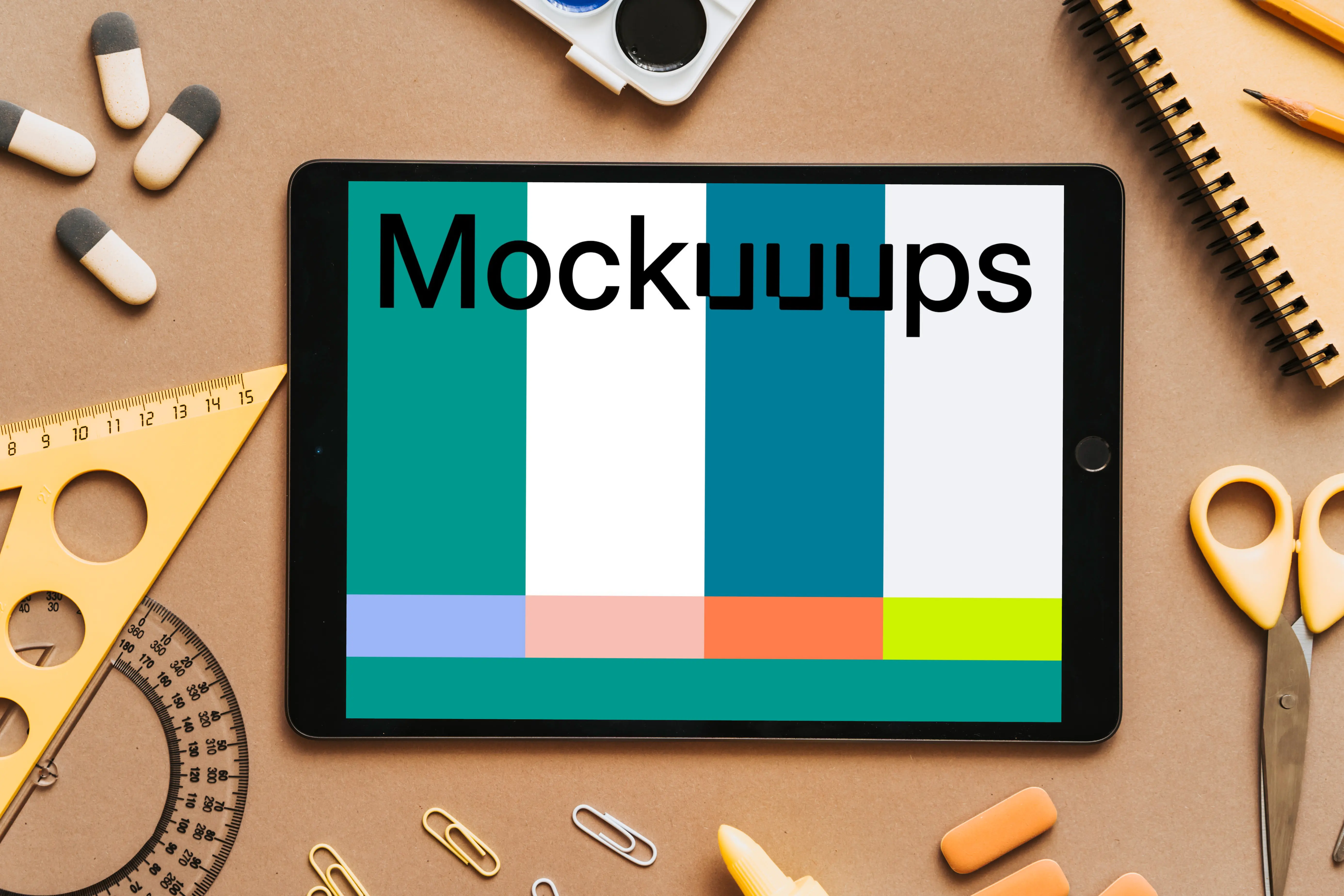 Education styled iPad mockup