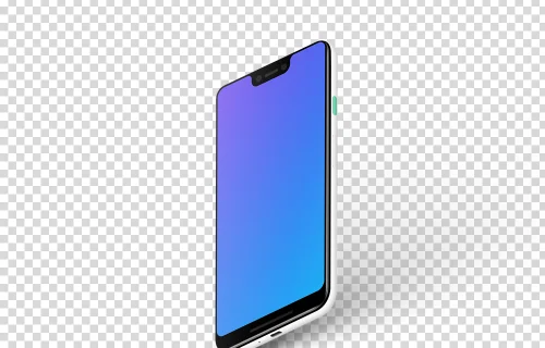 Google Pixel 3 XL Stand Floor mockup (Right)