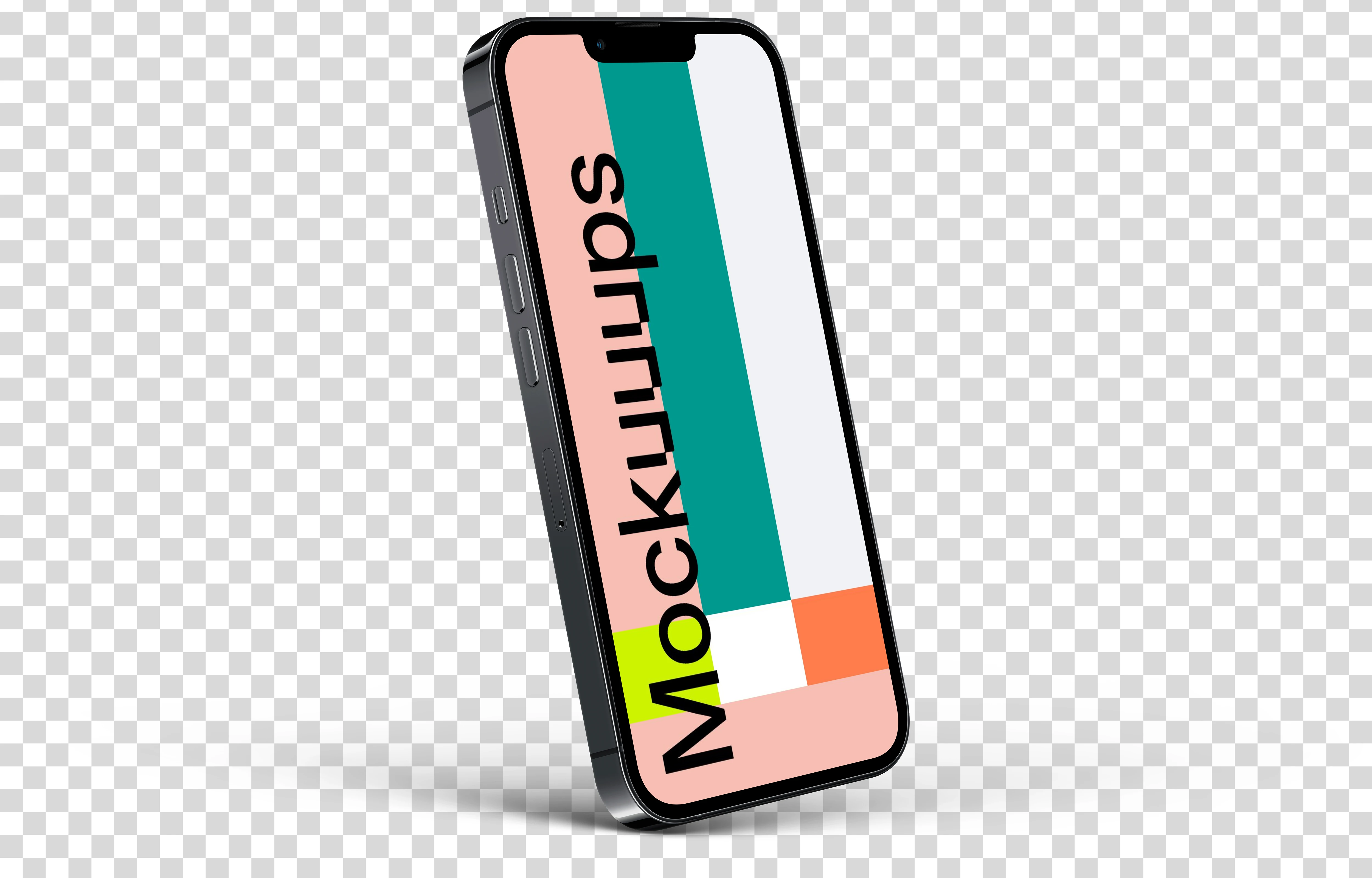 iPhone 13 Pro Mockup (Perspective Left)