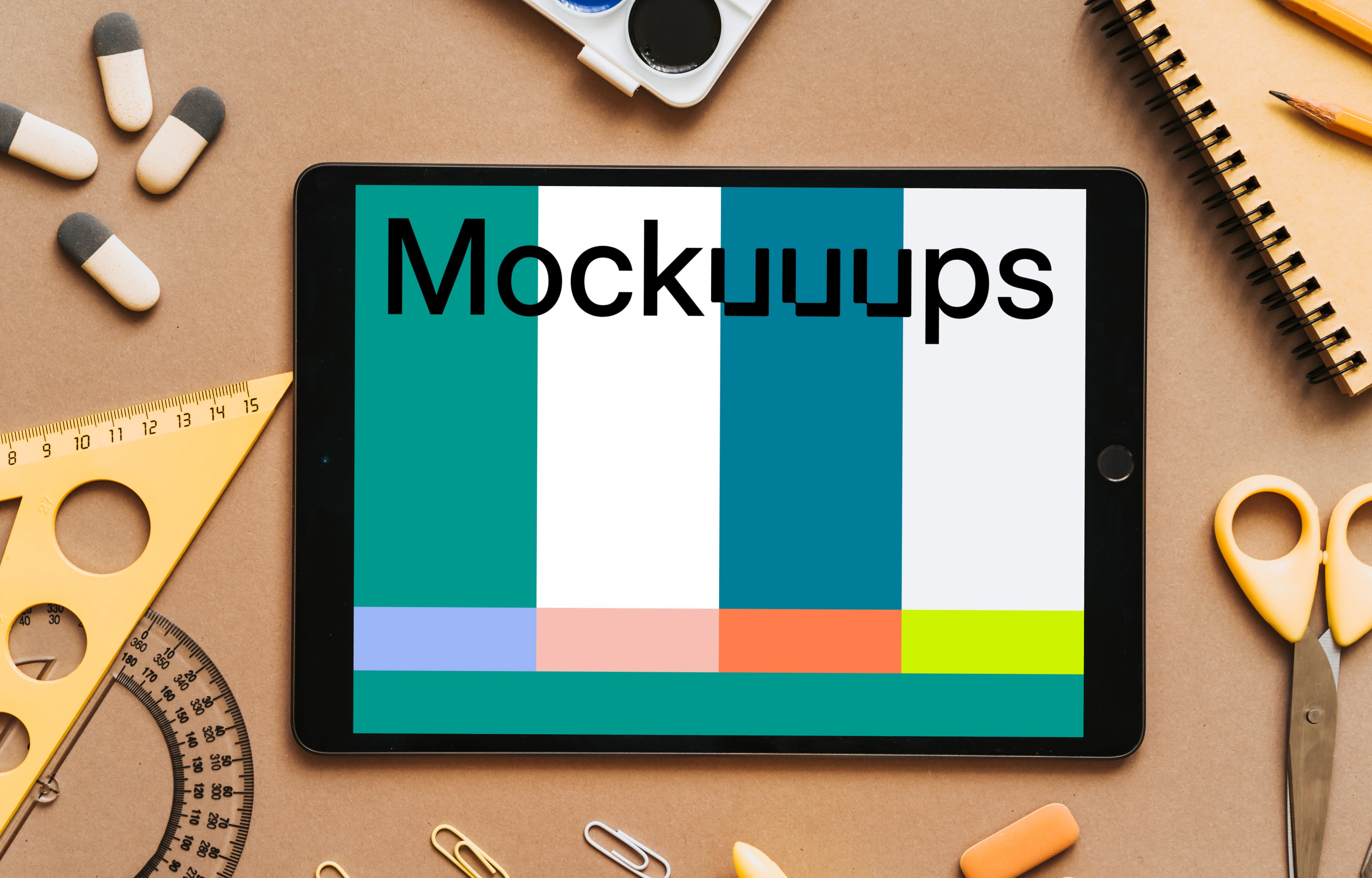 Education styled iPad mockup