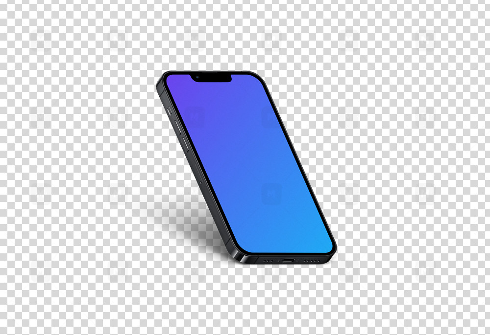 Left view of iPhone 13 Pro Mockup