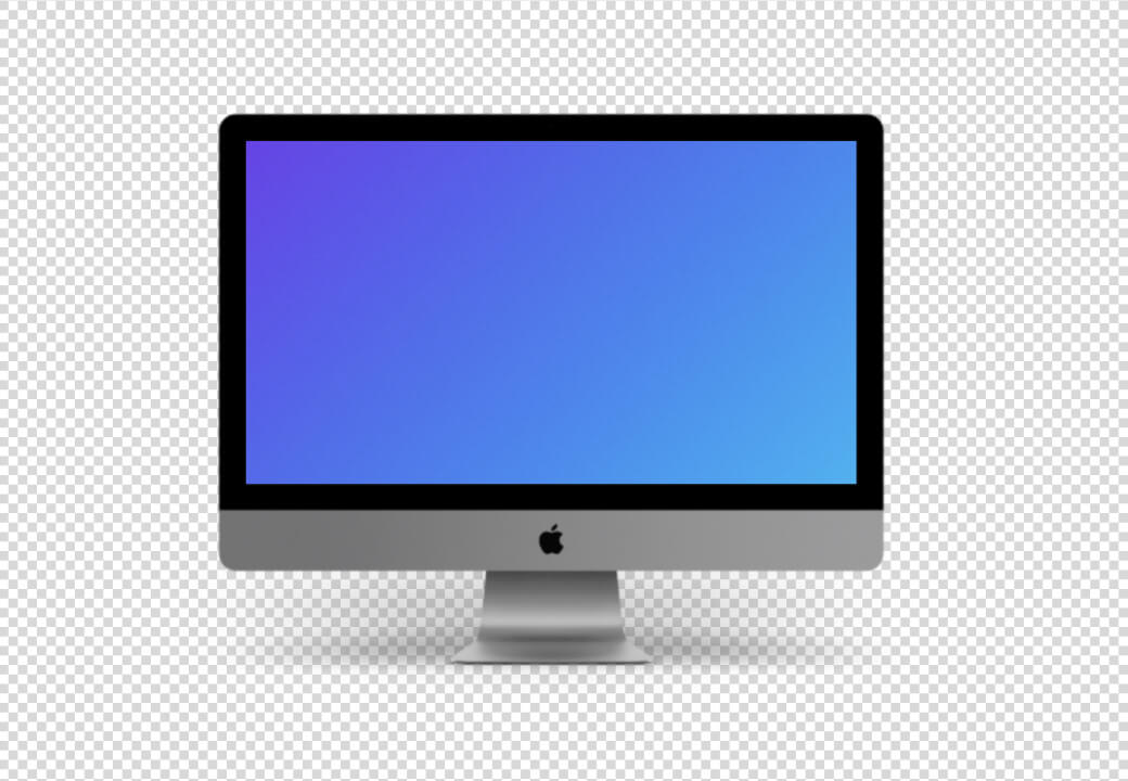 Transparent iMac Mockup