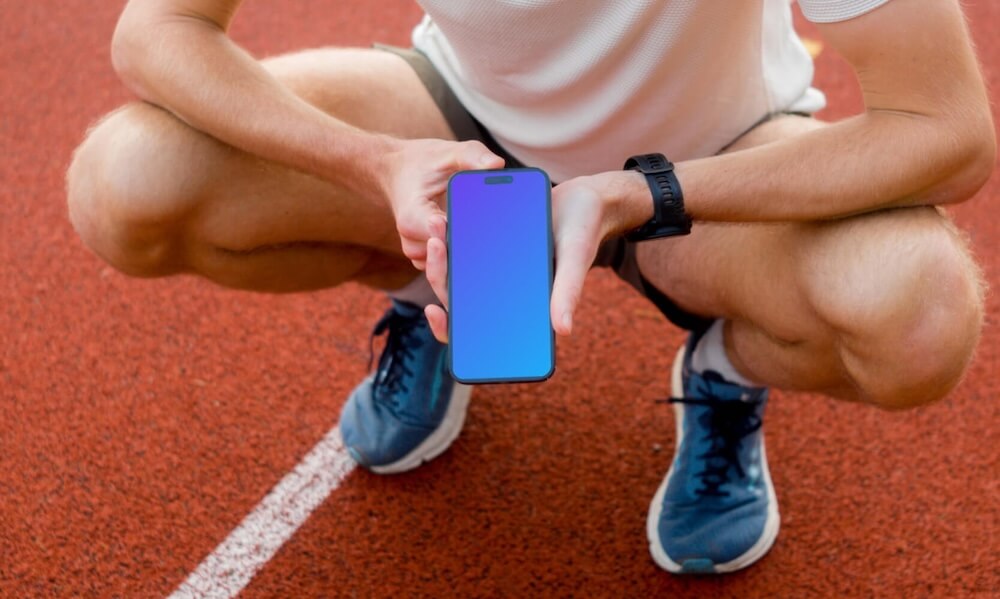 Sport themed mockup