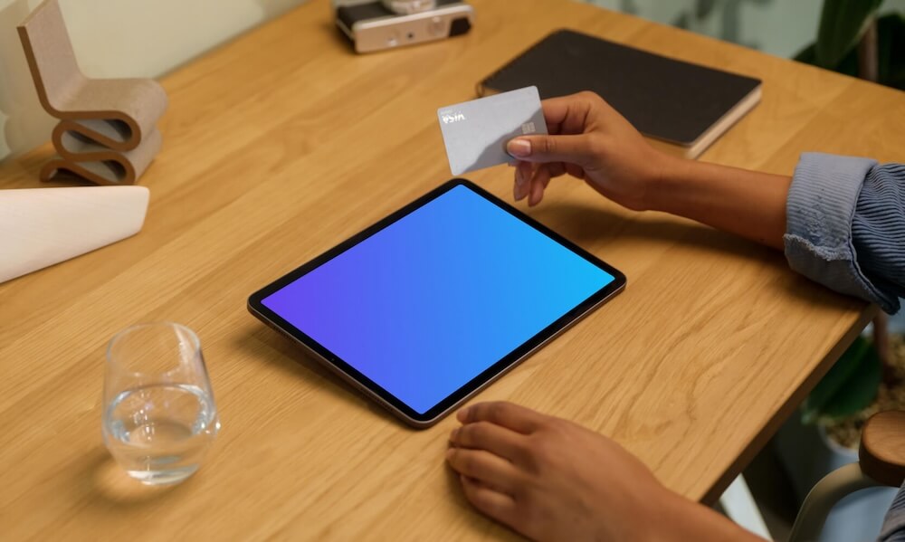 iPad Air mockup